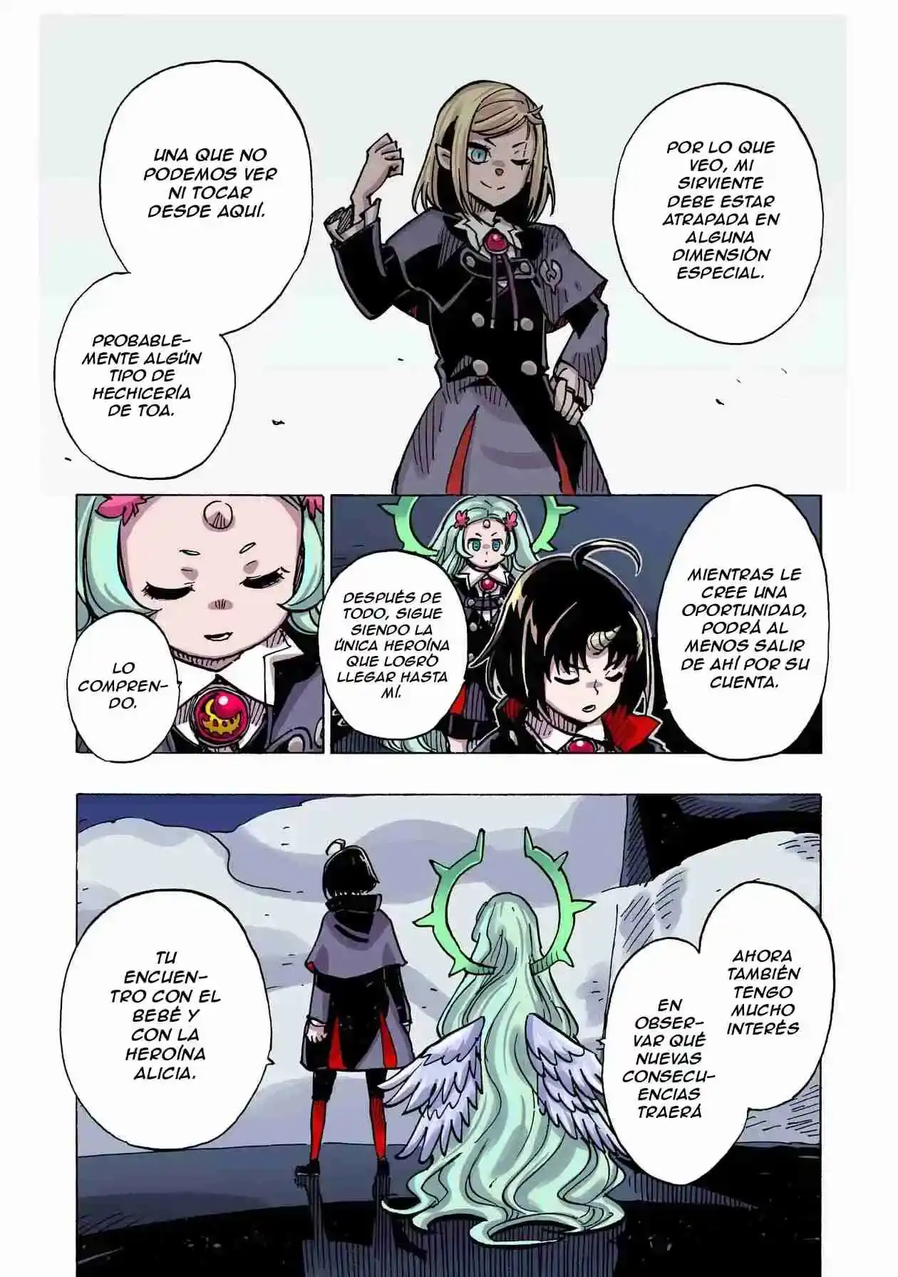 Página 61 — Clevatess: Majuu no Ou to Akago to Shikabane no Yuusha Capítulo 36