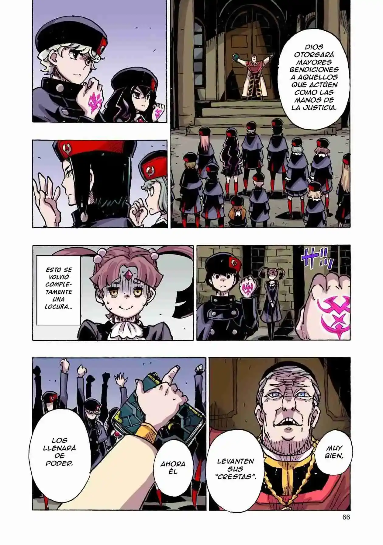 Página 69 — Clevatess: Majuu no Ou to Akago to Shikabane no Yuusha Capítulo 36