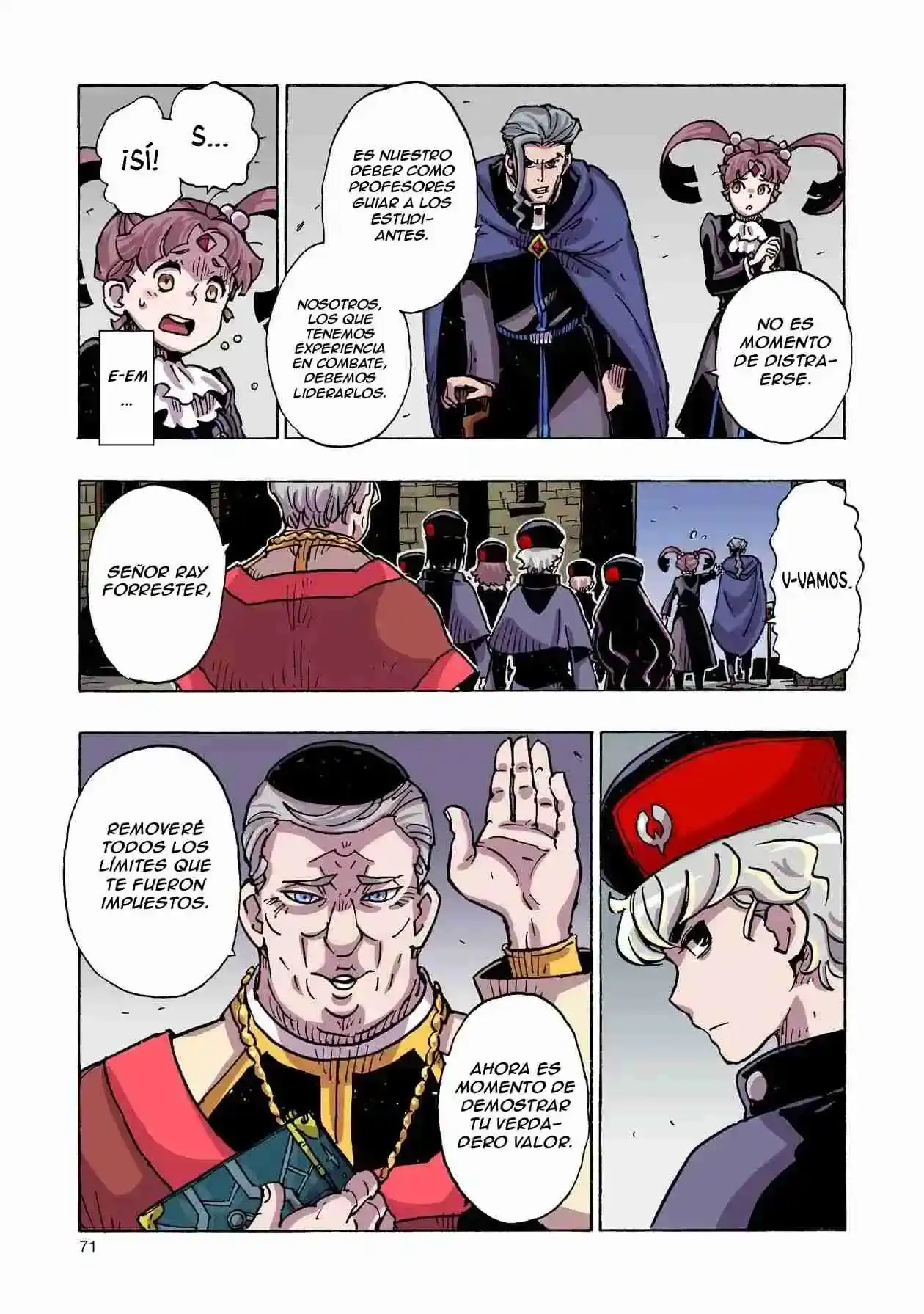 Página 74 — Clevatess: Majuu no Ou to Akago to Shikabane no Yuusha Capítulo 36