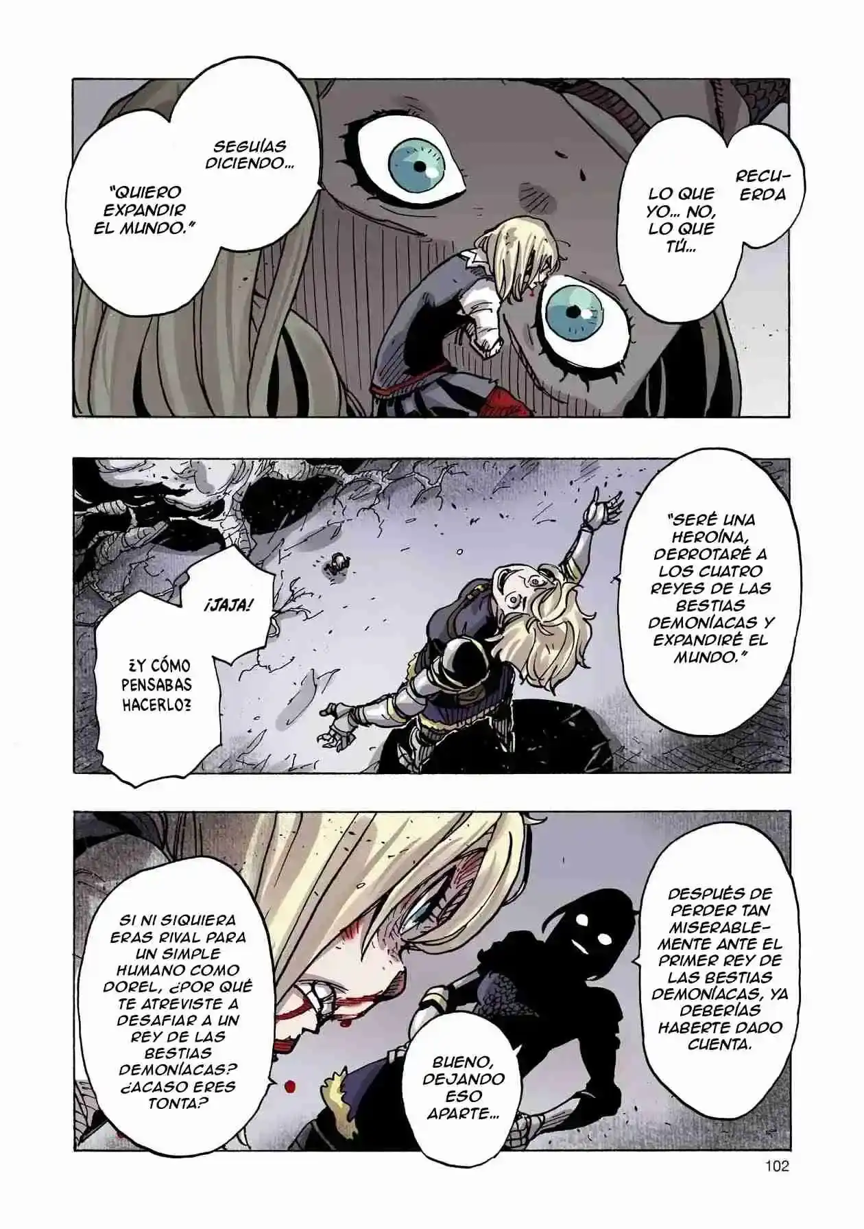 Página 66 — Clevatess: Majuu no Ou to Akago to Shikabane no Yuusha Capítulo 37