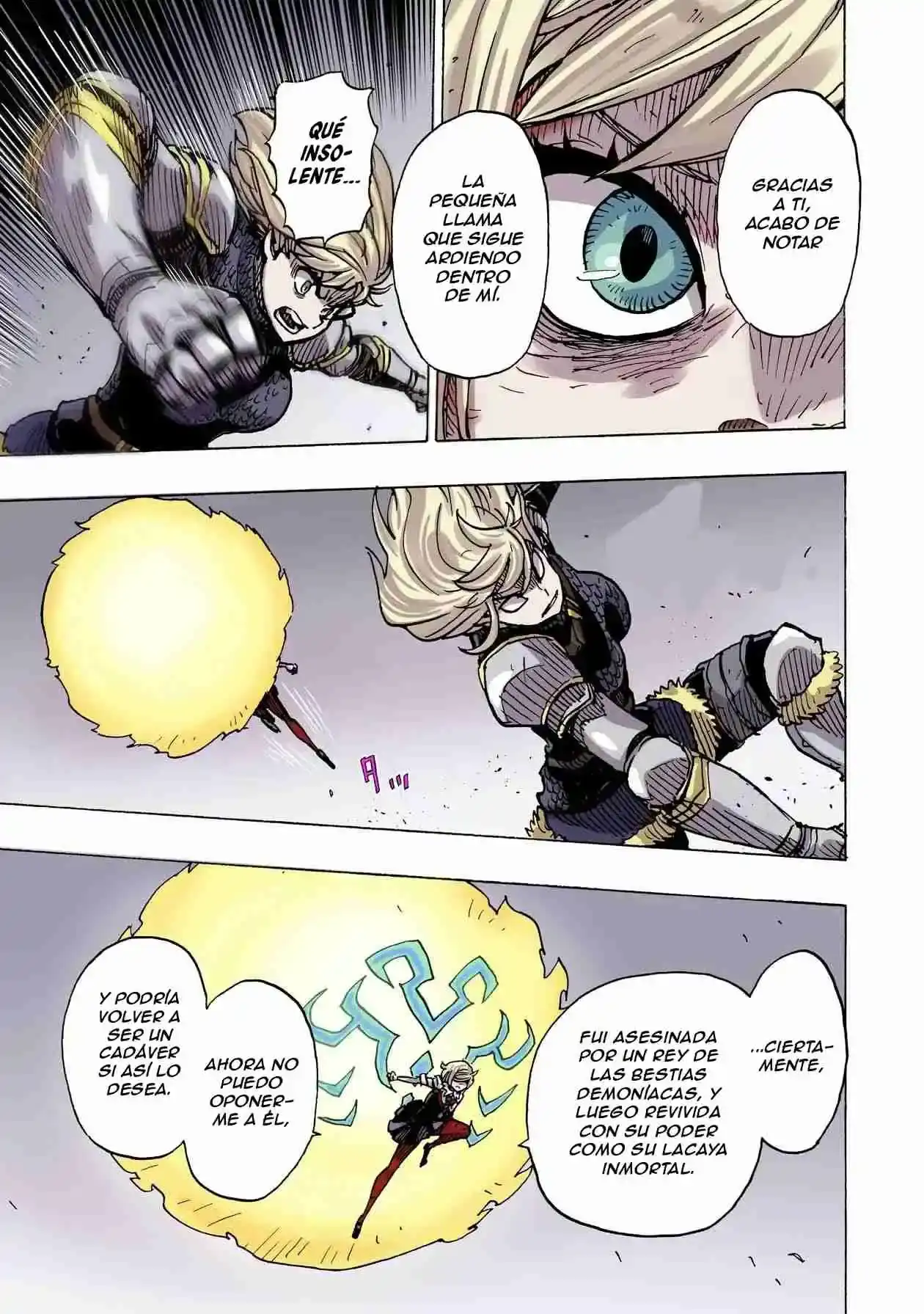 Página 71 — Clevatess: Majuu no Ou to Akago to Shikabane no Yuusha Capítulo 37
