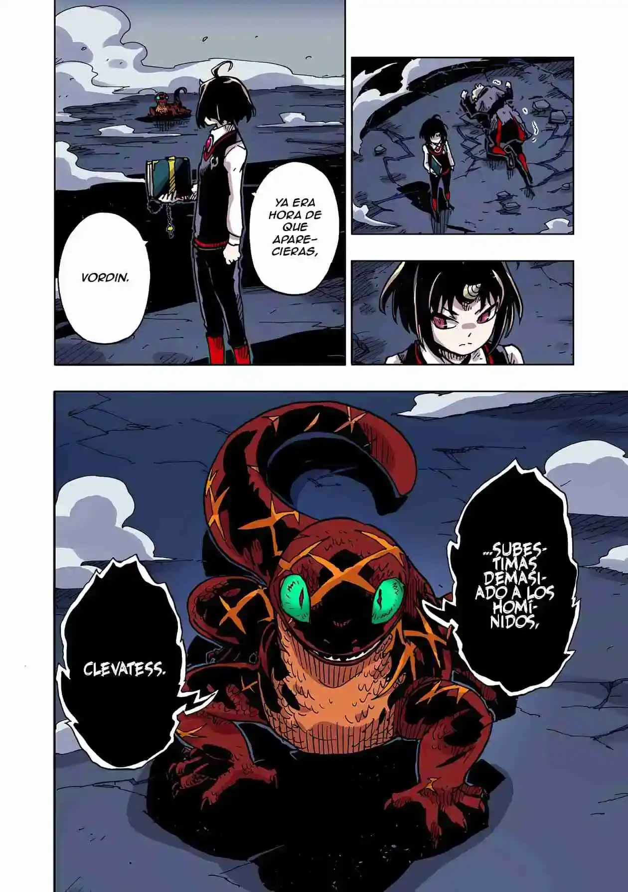 Página 83 — Clevatess: Majuu no Ou to Akago to Shikabane no Yuusha Capítulo 44
