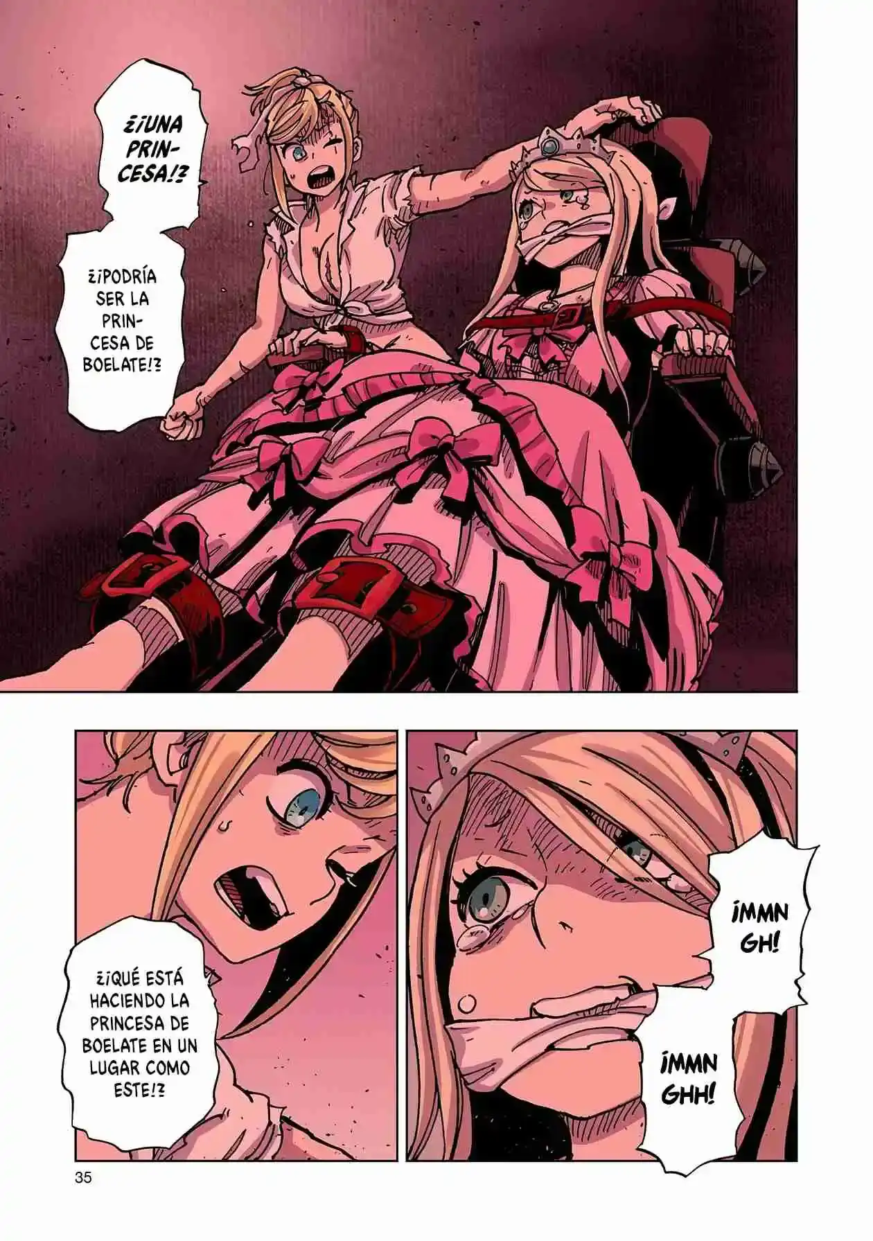 Página 35 — Clevatess: Majuu no Ou to Akago to Shikabane no Yuusha Capítulo 45