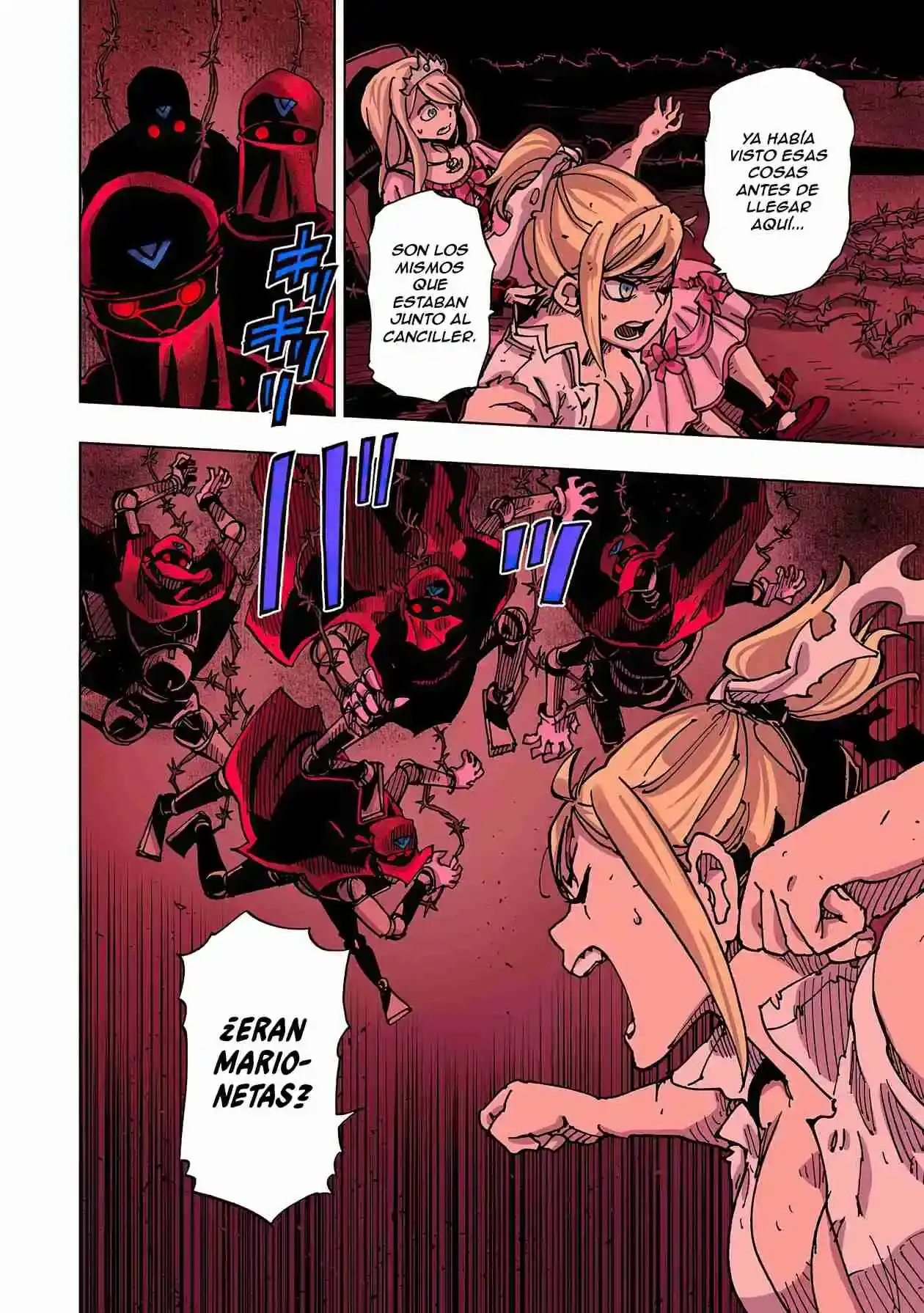Página 38 — Clevatess: Majuu no Ou to Akago to Shikabane no Yuusha Capítulo 45
