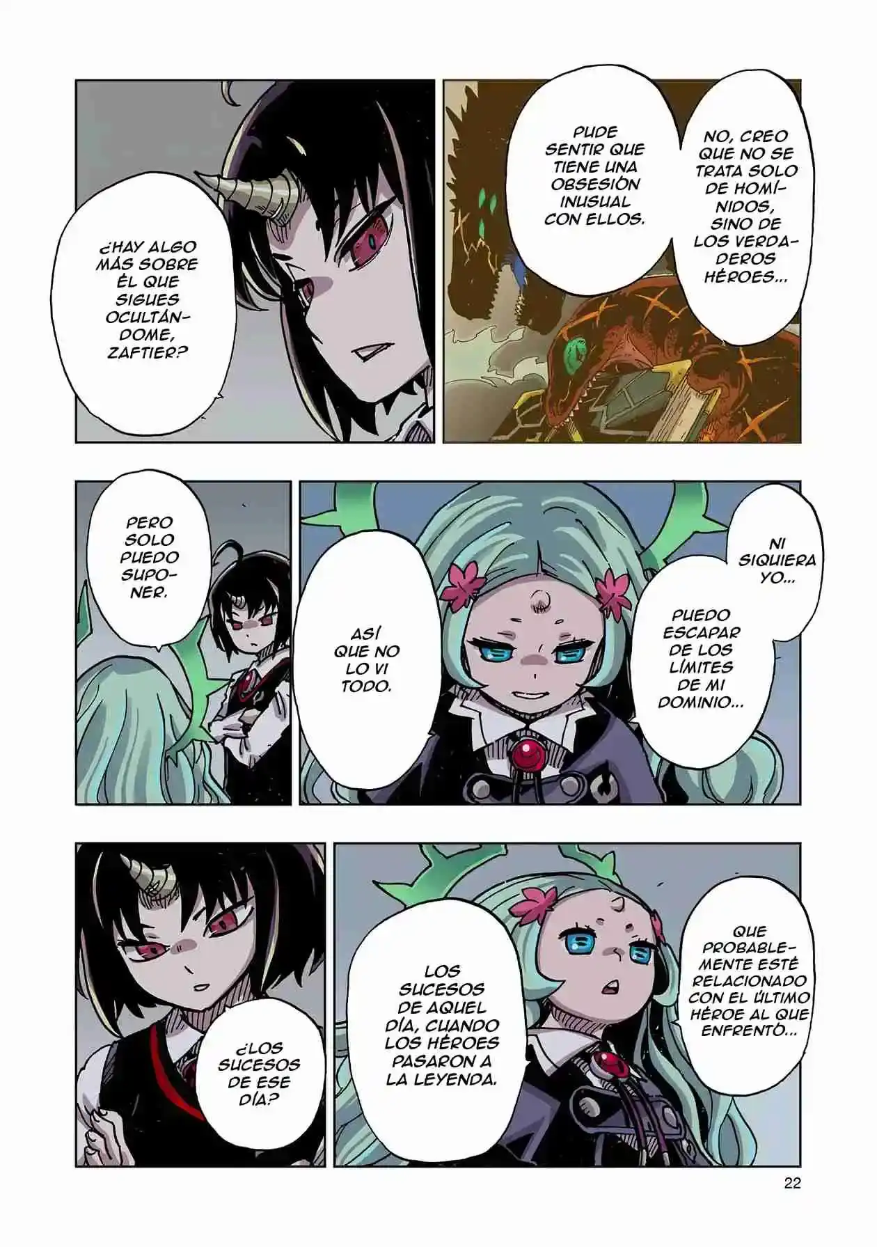 Página 62 — Clevatess: Majuu no Ou to Akago to Shikabane no Yuusha Capítulo 45