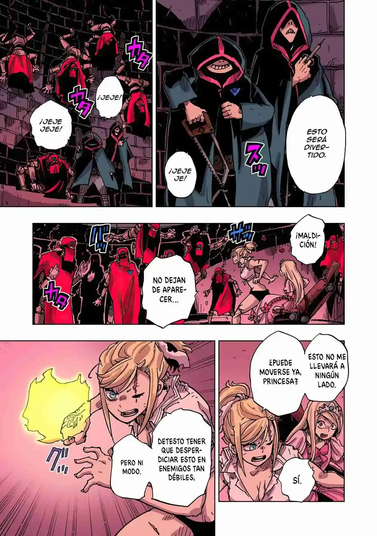 Página 36 — Clevatess: Majuu no Ou to Akago to Shikabane no Yuusha Capítulo 46