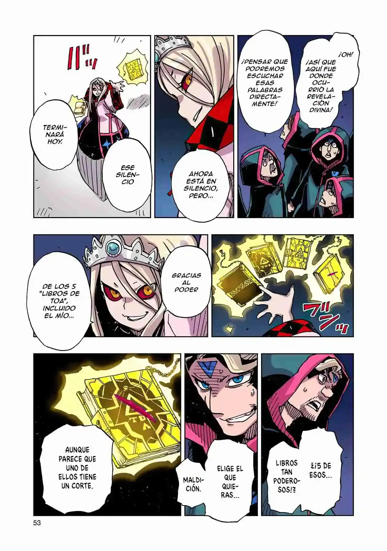 Página 55 — Clevatess: Majuu no Ou to Akago to Shikabane no Yuusha Capítulo 46