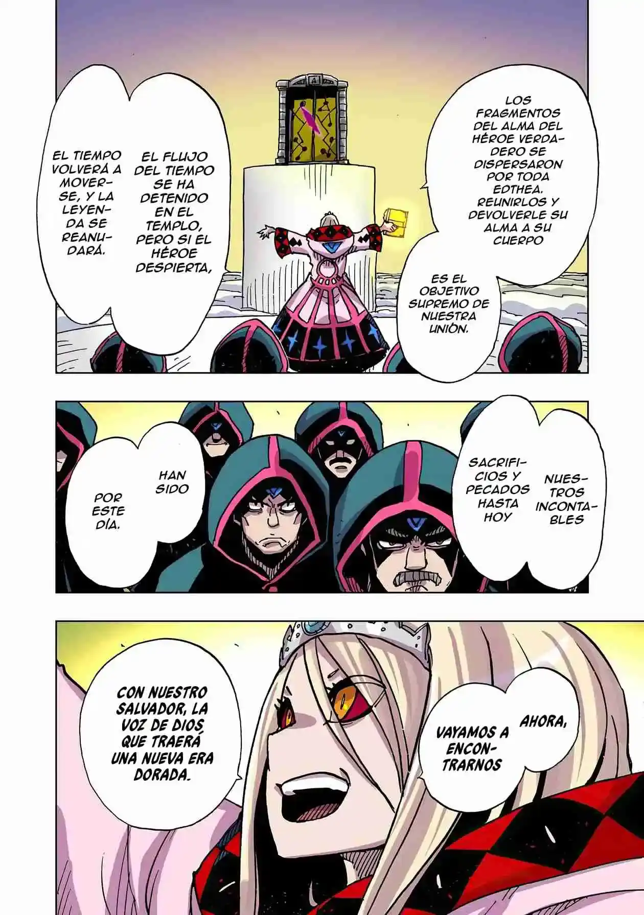 Página 64 — Clevatess: Majuu no Ou to Akago to Shikabane no Yuusha Capítulo 46