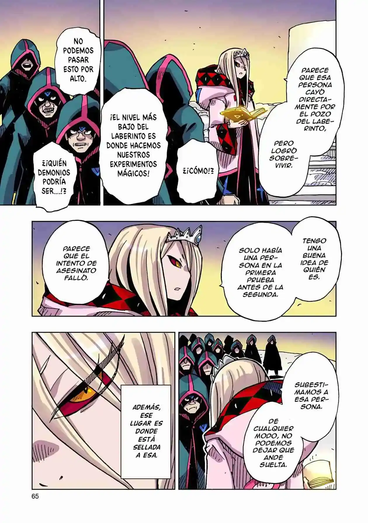 Página 67 — Clevatess: Majuu no Ou to Akago to Shikabane no Yuusha Capítulo 46