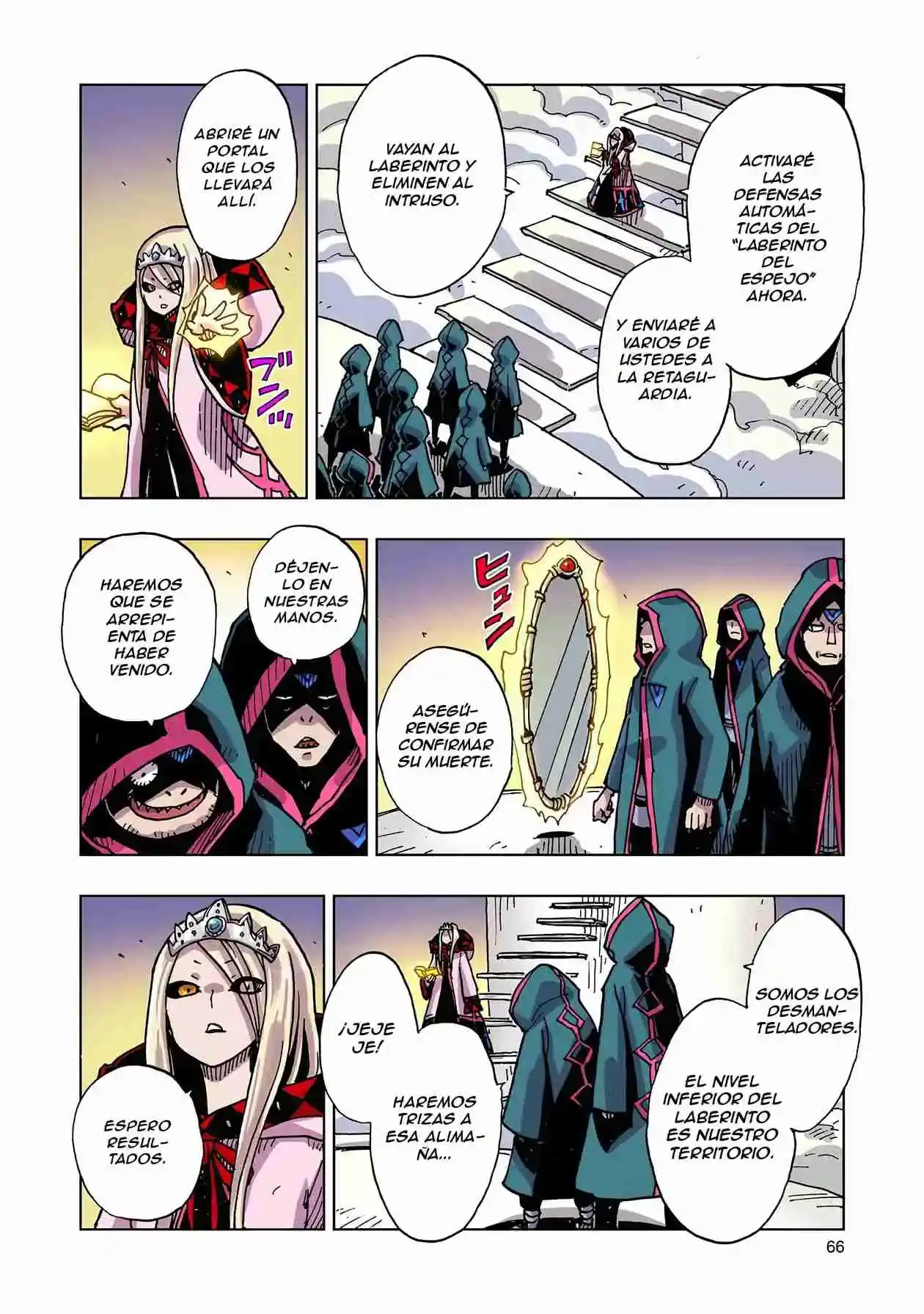 Página 68 — Clevatess: Majuu no Ou to Akago to Shikabane no Yuusha Capítulo 46