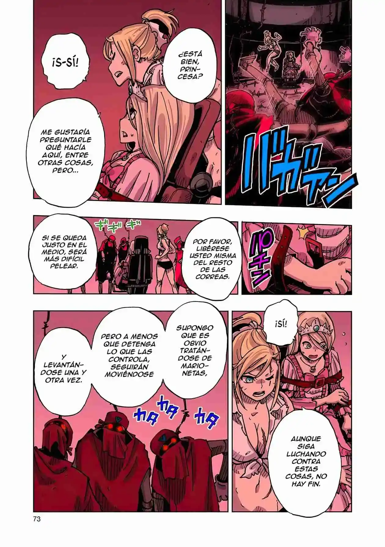 Página 75 — Clevatess: Majuu no Ou to Akago to Shikabane no Yuusha Capítulo 46