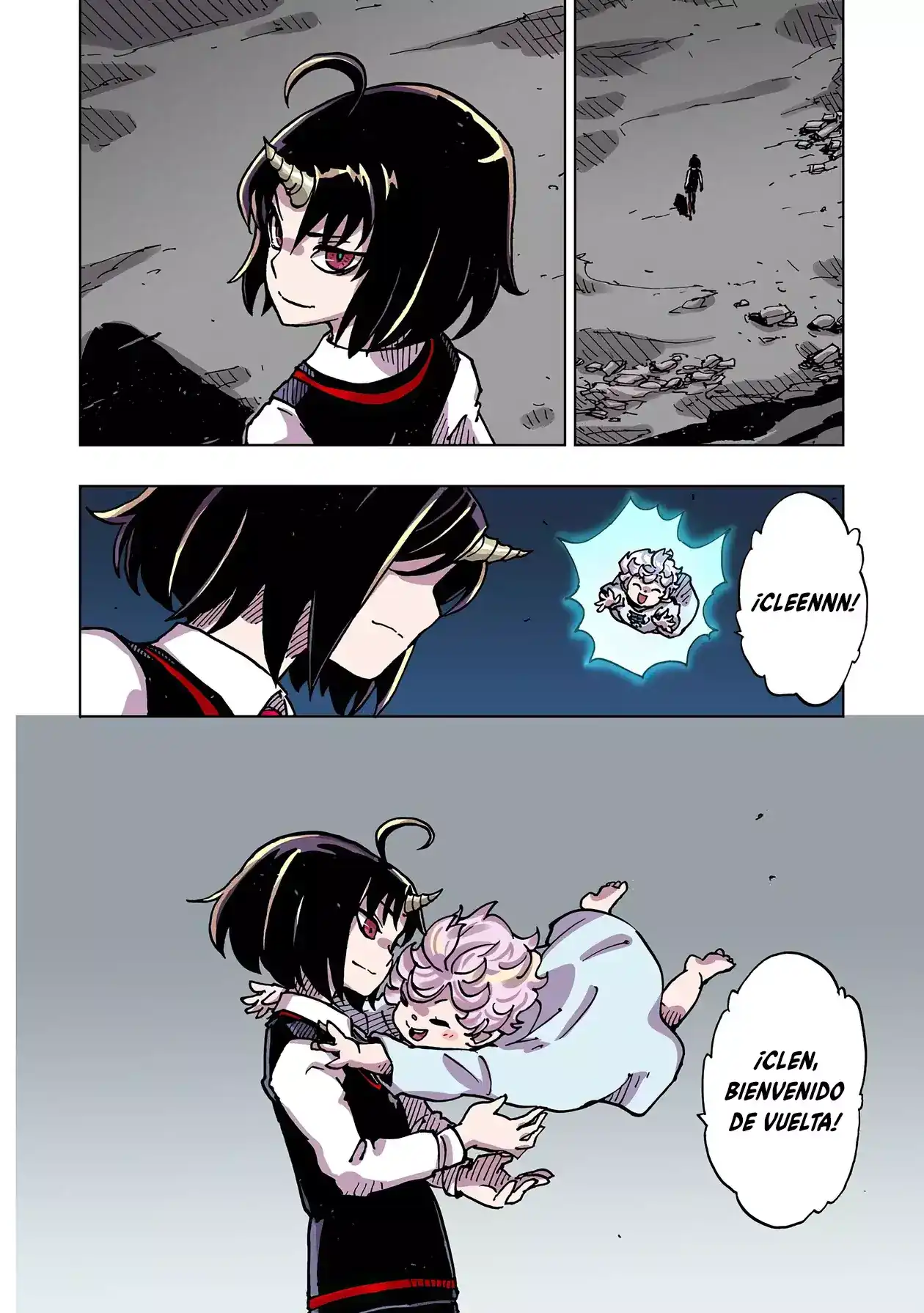 Página 7 — Clevatess: Majuu no Ou to Akago to Shikabane no Yuusha Capítulo 49