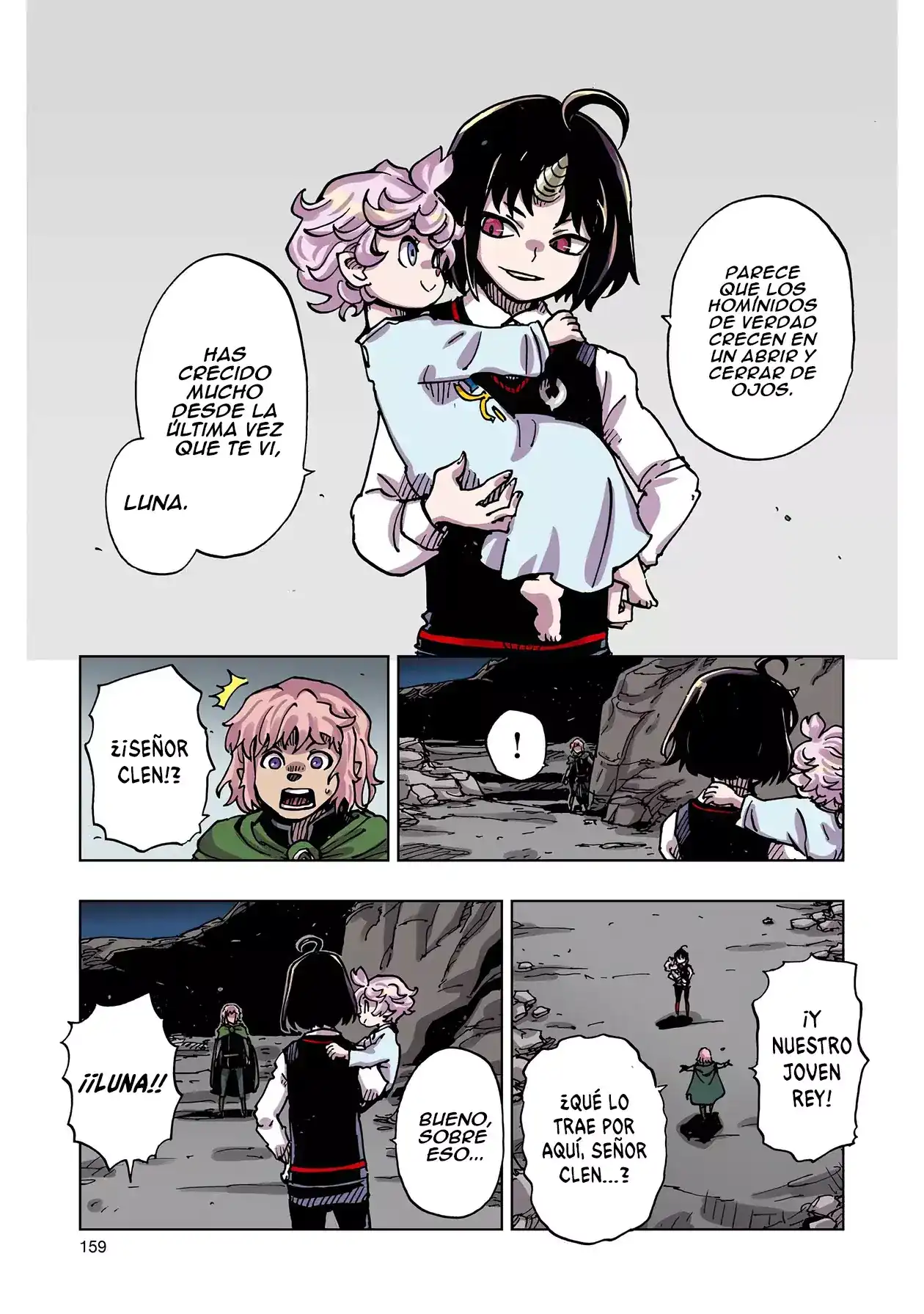 Página 8 — Clevatess: Majuu no Ou to Akago to Shikabane no Yuusha Capítulo 49