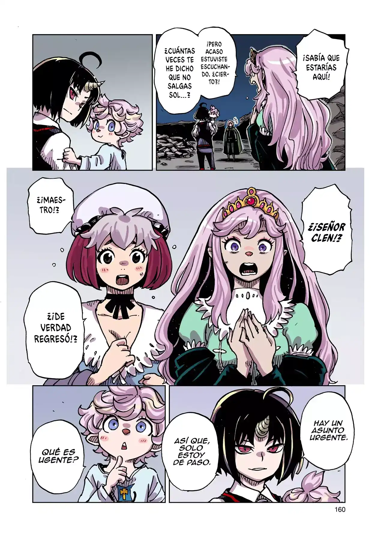 Página 54 — Clevatess: Majuu no Ou to Akago to Shikabane no Yuusha Capítulo 49