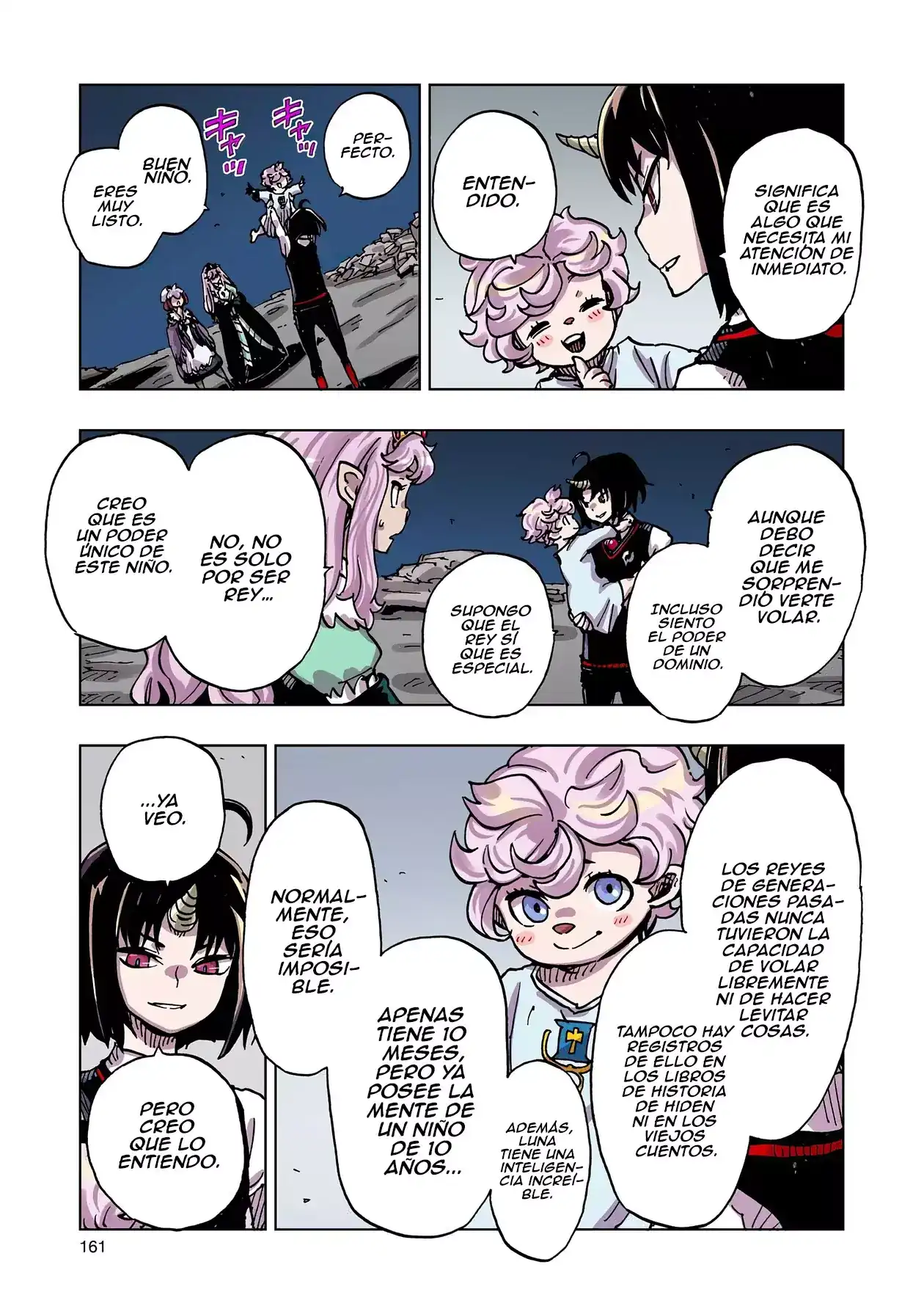 Página 55 — Clevatess: Majuu no Ou to Akago to Shikabane no Yuusha Capítulo 49