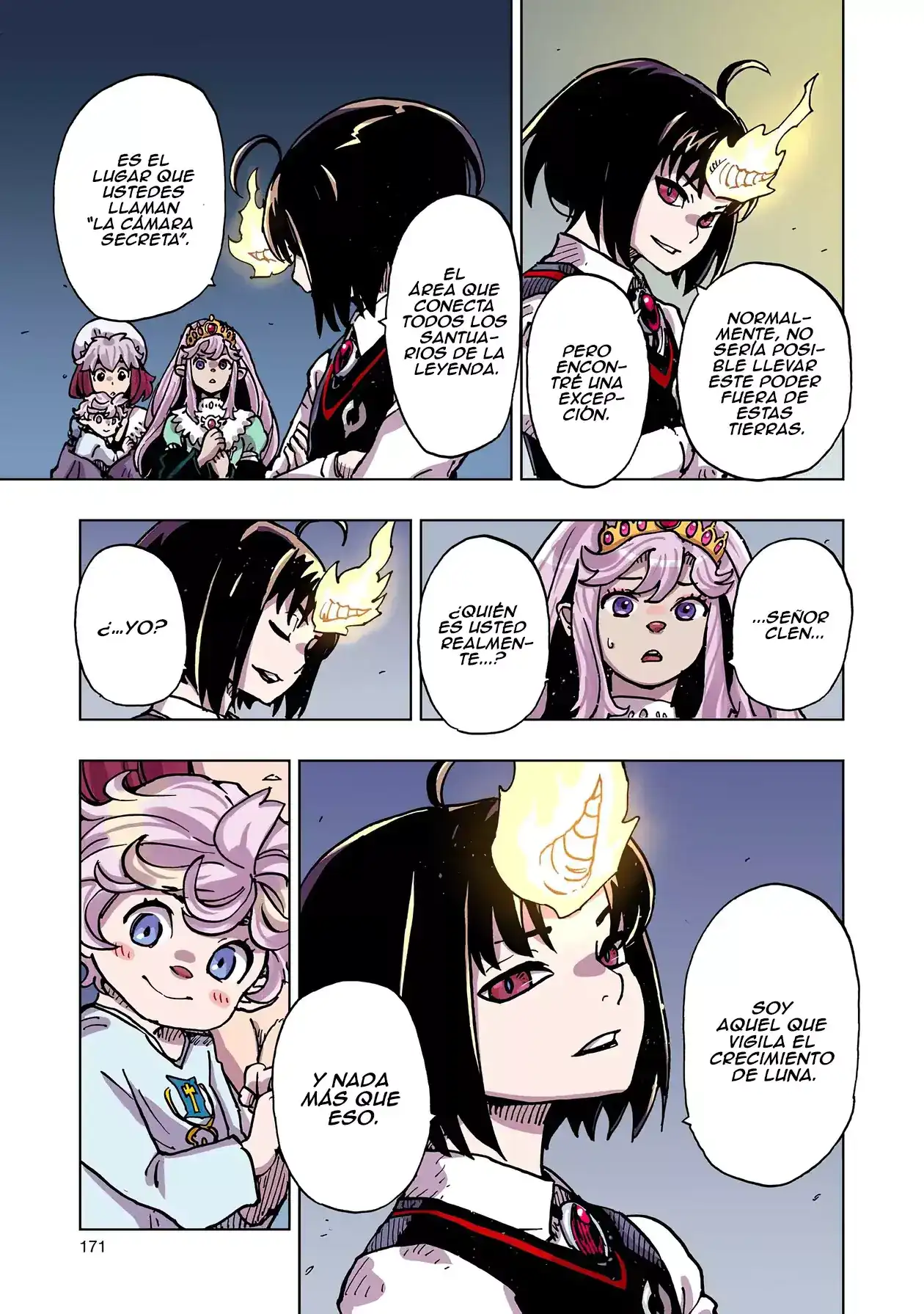 Página 65 — Clevatess: Majuu no Ou to Akago to Shikabane no Yuusha Capítulo 49