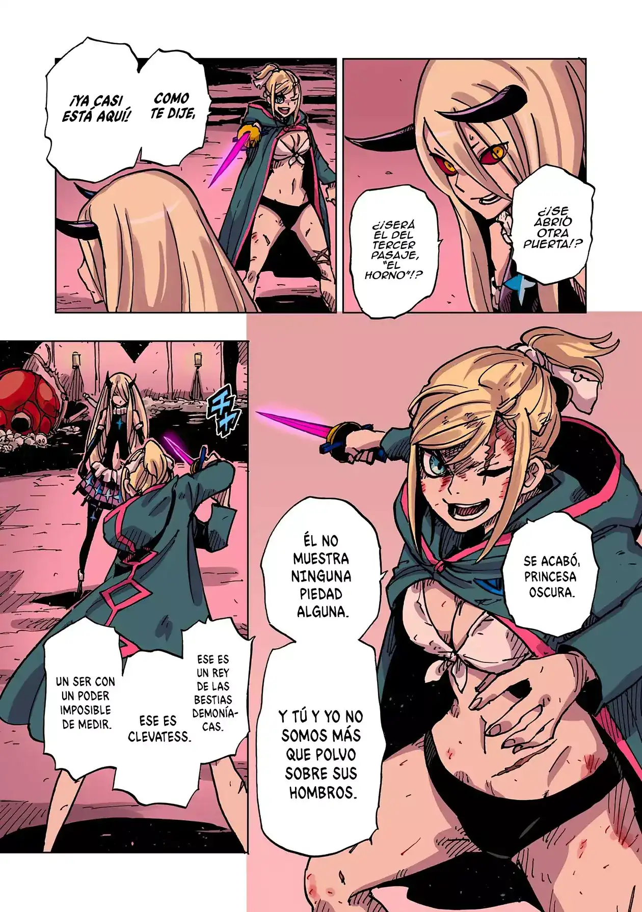 Página 71 — Clevatess: Majuu no Ou to Akago to Shikabane no Yuusha Capítulo 49