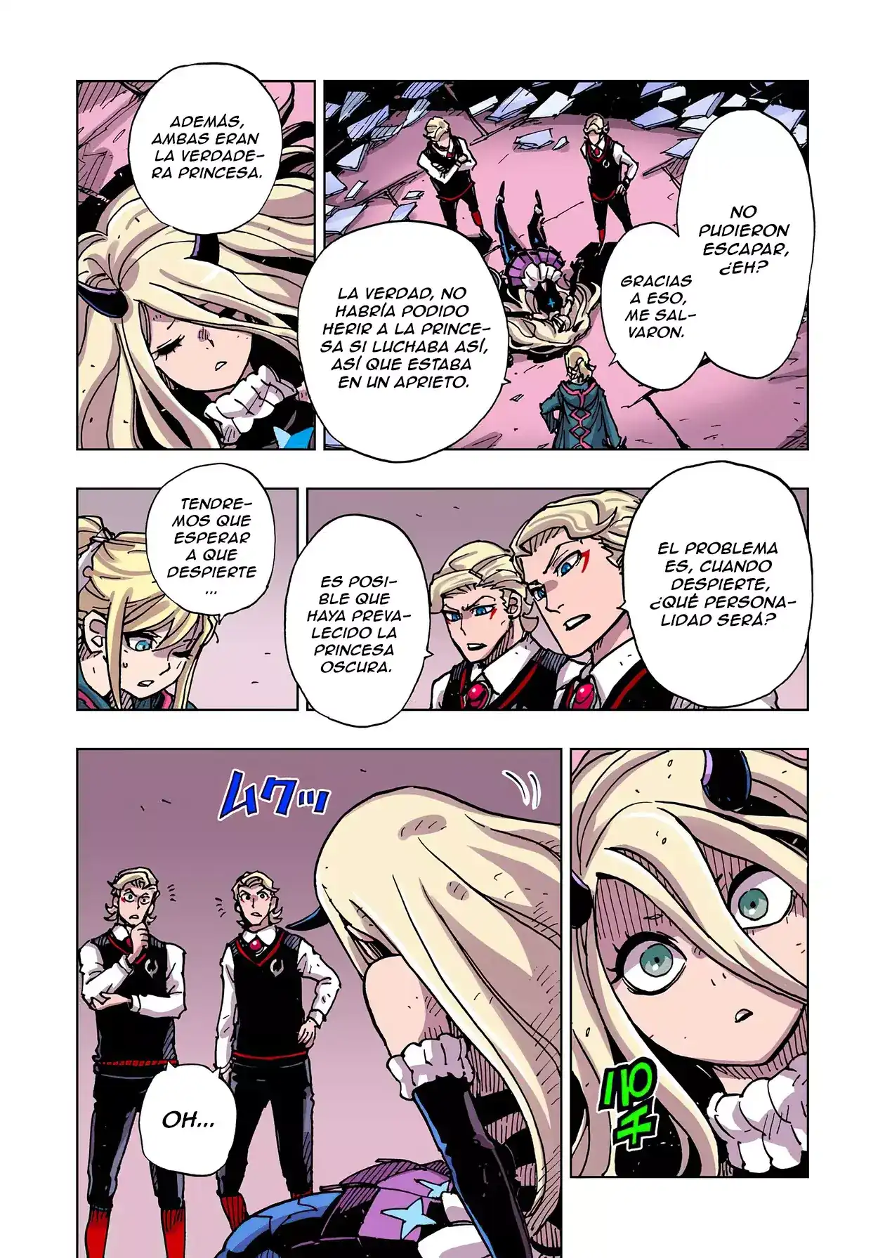 Página 32 — Clevatess: Majuu no Ou to Akago to Shikabane no Yuusha Capítulo 52