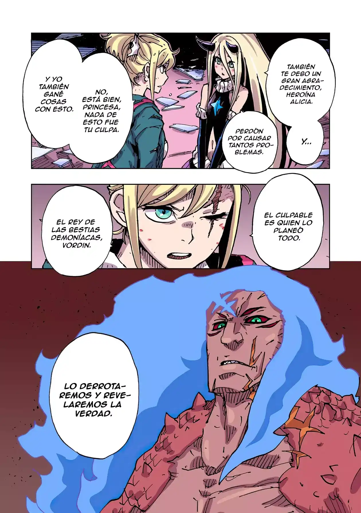 Página 35 — Clevatess: Majuu no Ou to Akago to Shikabane no Yuusha Capítulo 52