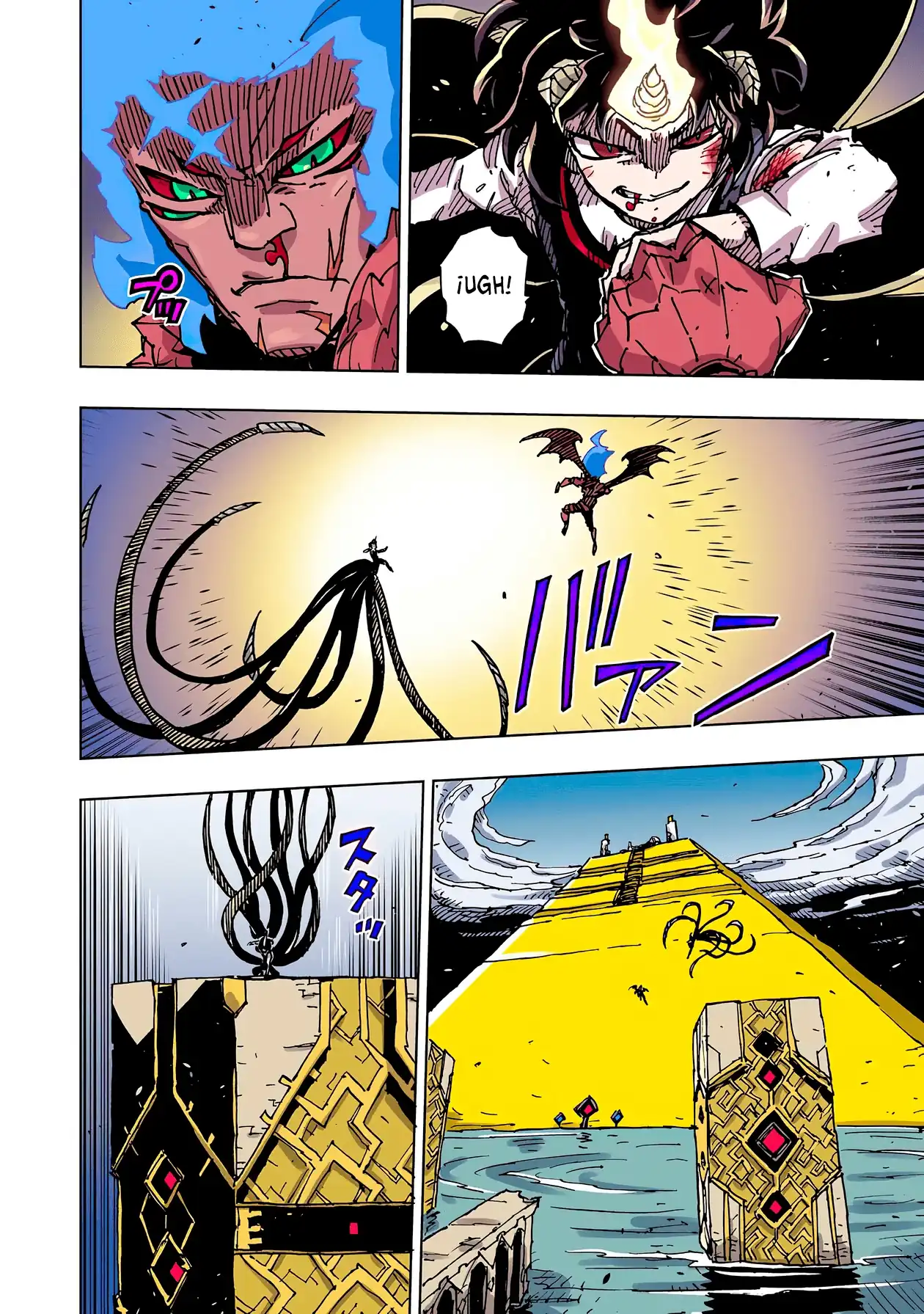 Página 46 — Clevatess: Majuu no Ou to Akago to Shikabane no Yuusha Capítulo 53
