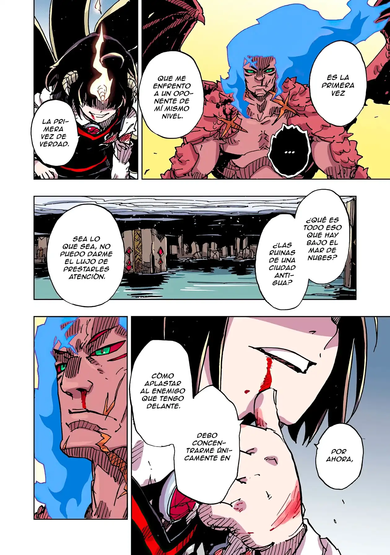Página 48 — Clevatess: Majuu no Ou to Akago to Shikabane no Yuusha Capítulo 53