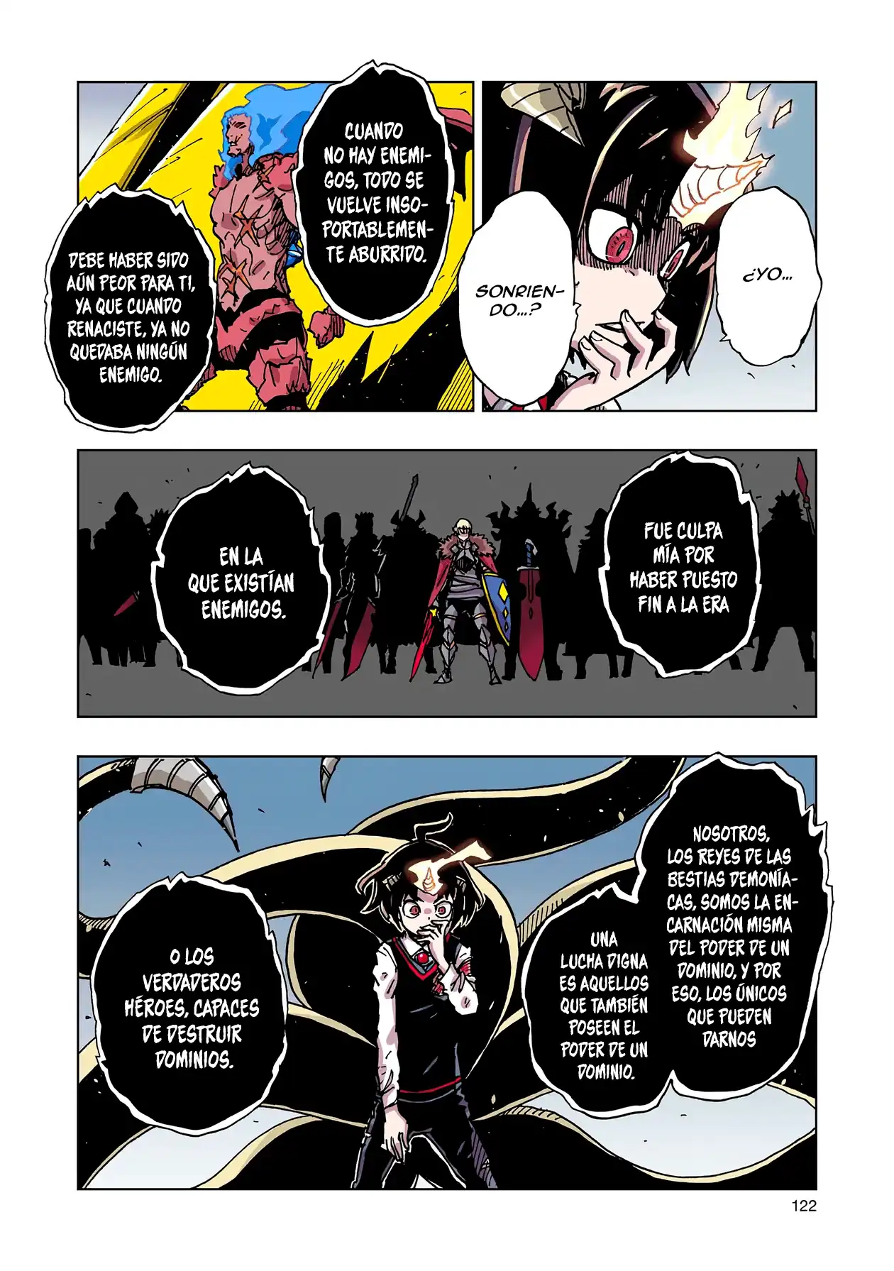 Página 50 — Clevatess: Majuu no Ou to Akago to Shikabane no Yuusha Capítulo 53