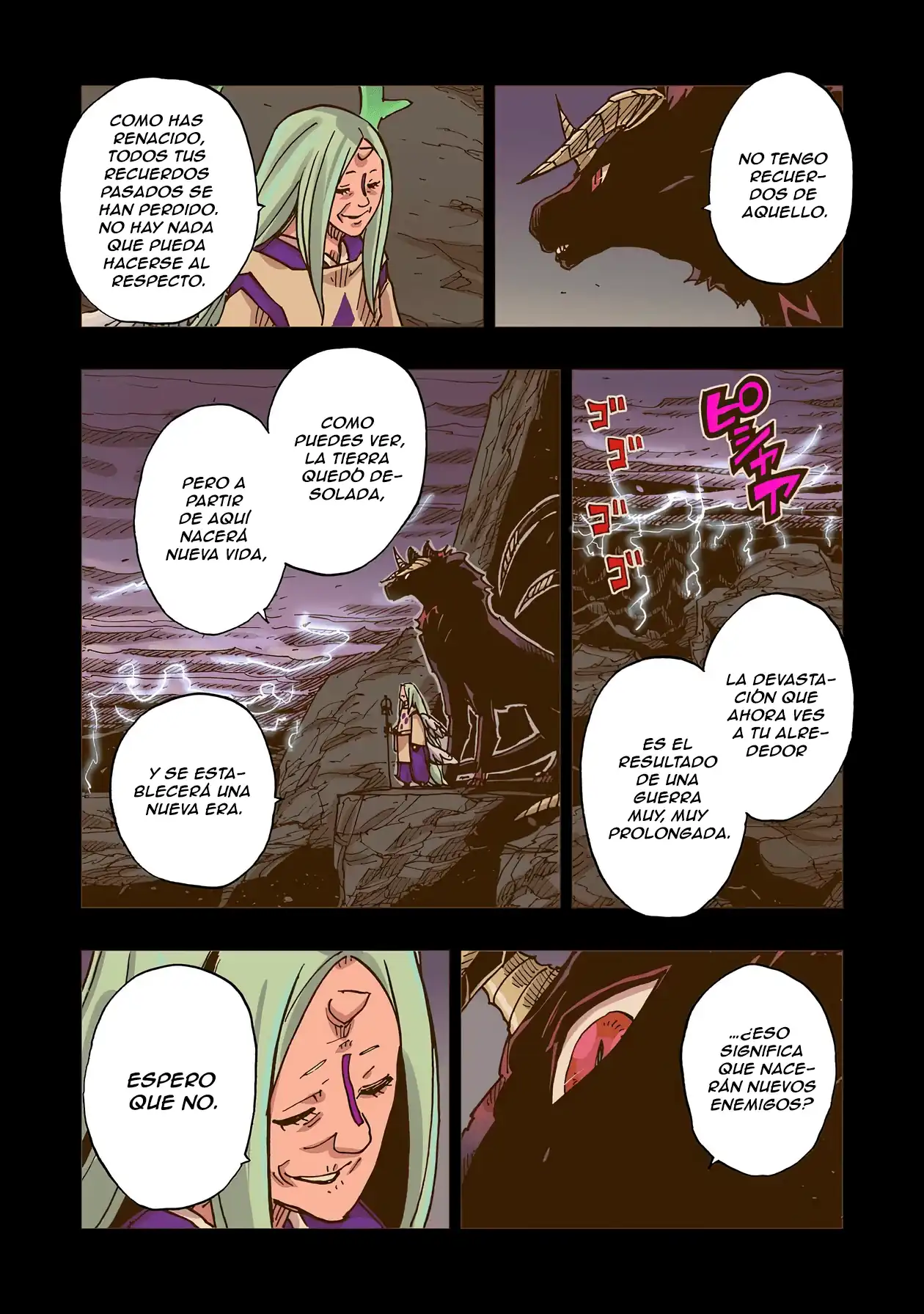 Página 56 — Clevatess: Majuu no Ou to Akago to Shikabane no Yuusha Capítulo 53