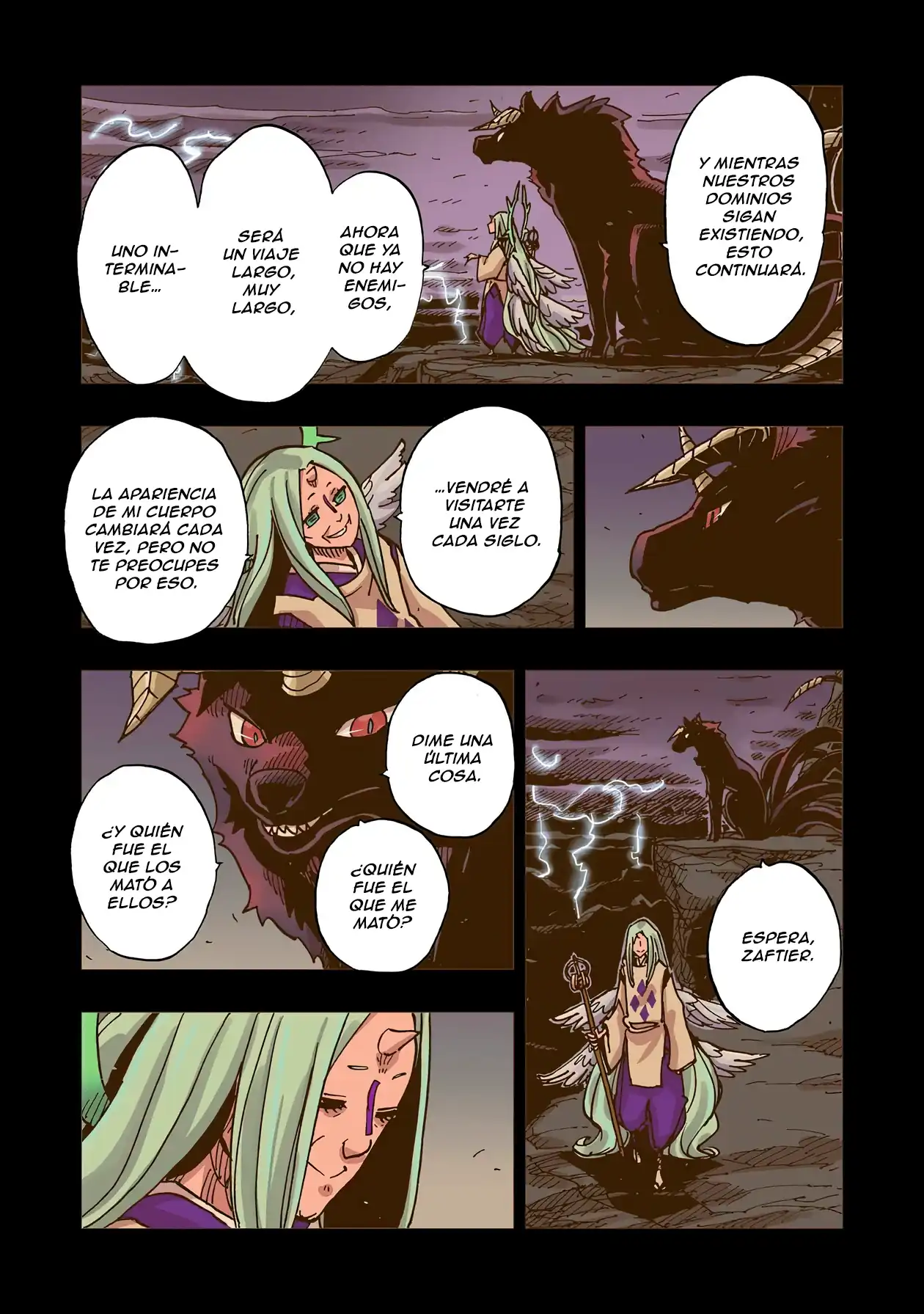 Página 58 — Clevatess: Majuu no Ou to Akago to Shikabane no Yuusha Capítulo 53