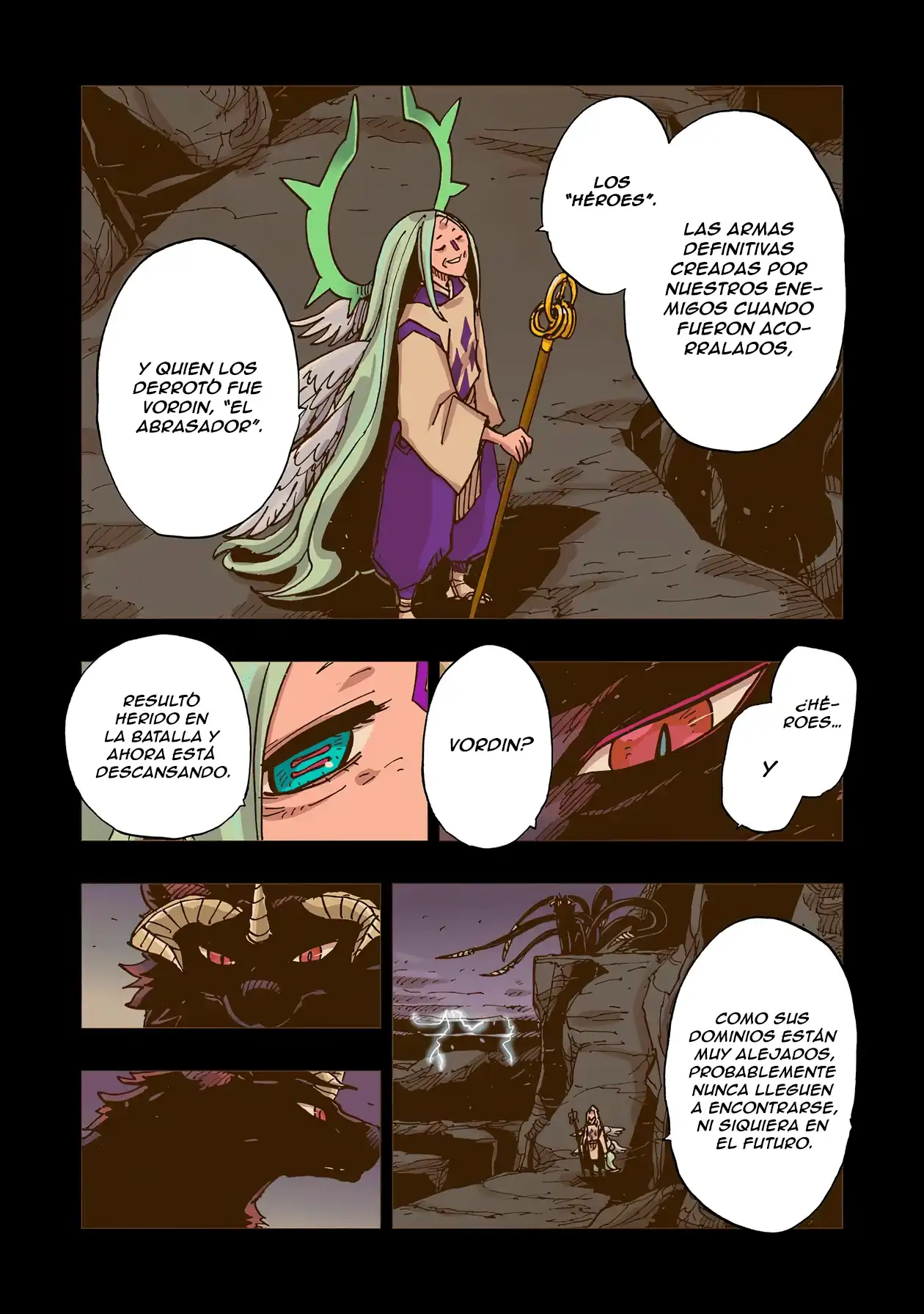 Página 59 — Clevatess: Majuu no Ou to Akago to Shikabane no Yuusha Capítulo 53
