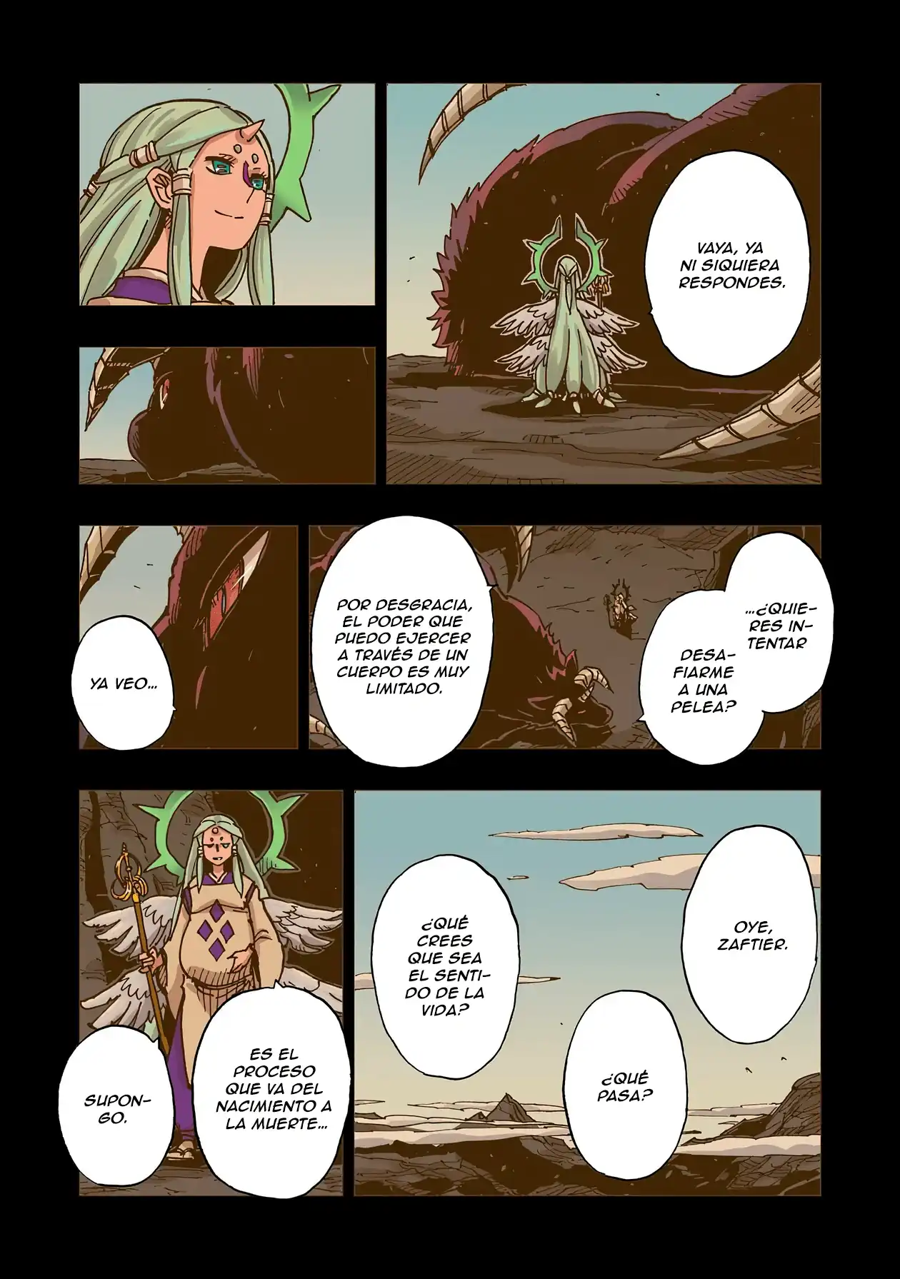 Página 62 — Clevatess: Majuu no Ou to Akago to Shikabane no Yuusha Capítulo 53