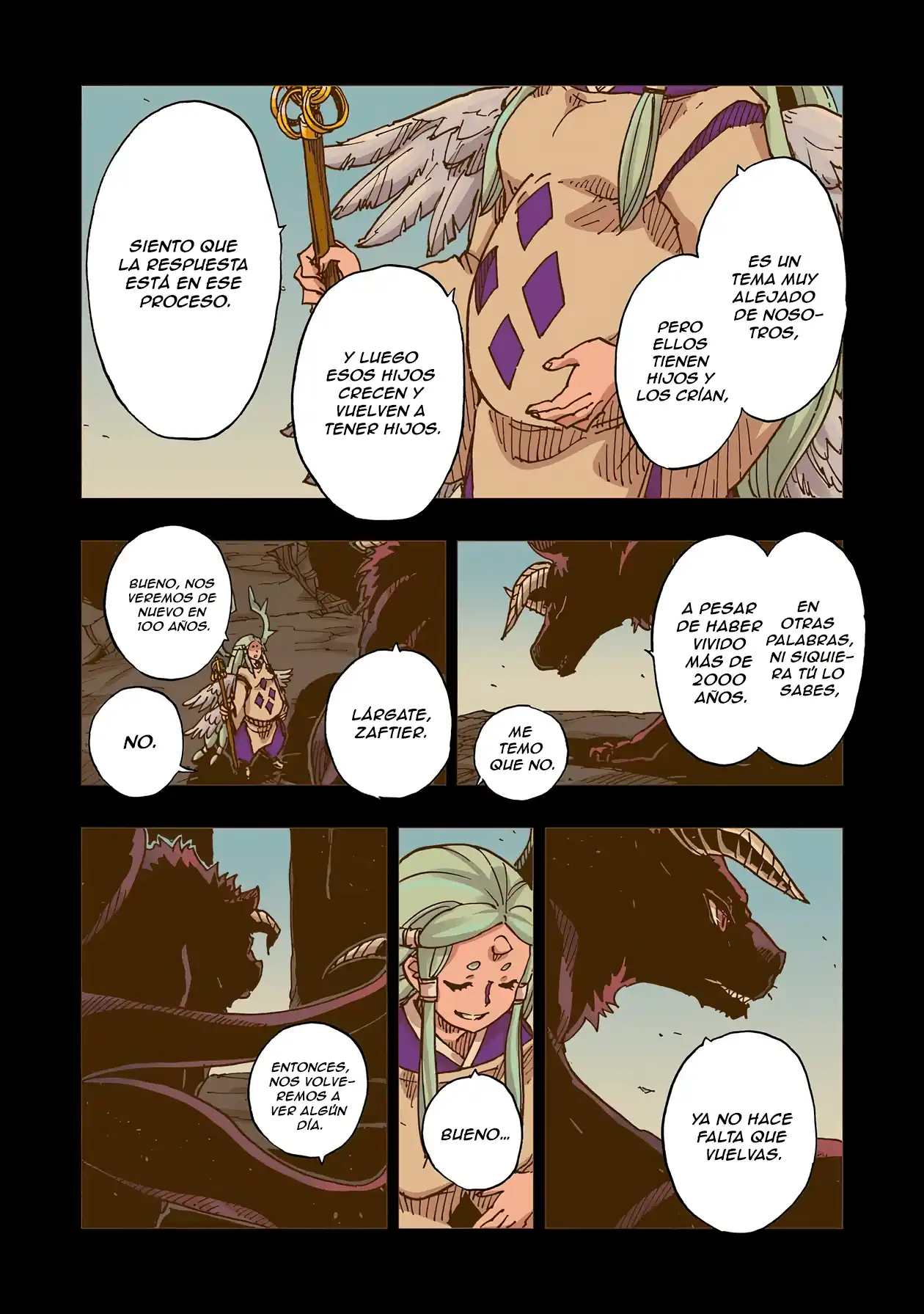 Página 63 — Clevatess: Majuu no Ou to Akago to Shikabane no Yuusha Capítulo 53