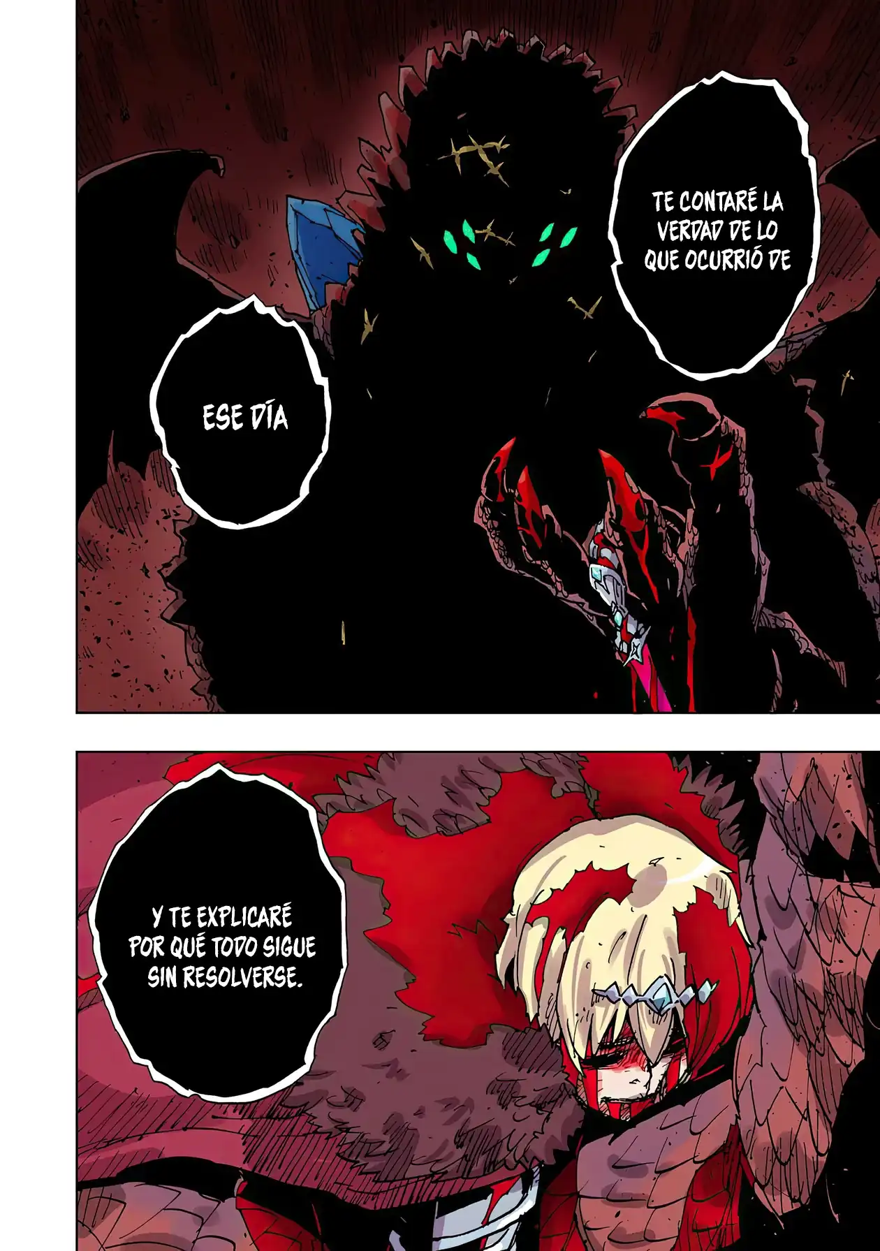 Página 77 — Clevatess: Majuu no Ou to Akago to Shikabane no Yuusha Capítulo 53
