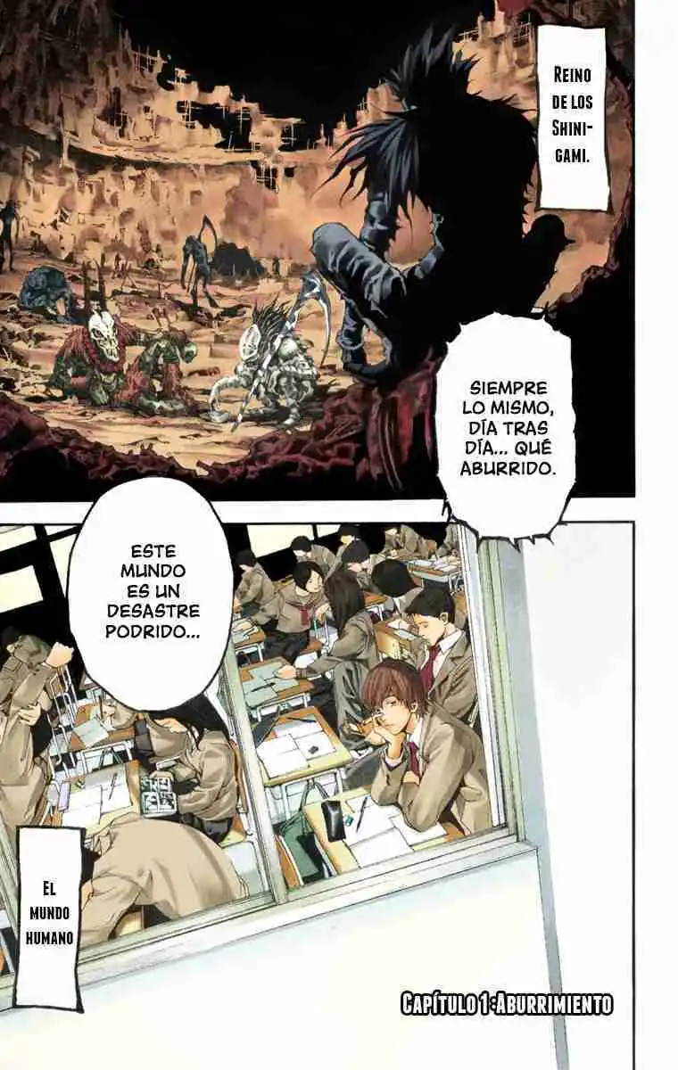 Página 3 — Death Note - full color Capítulo 1.1
