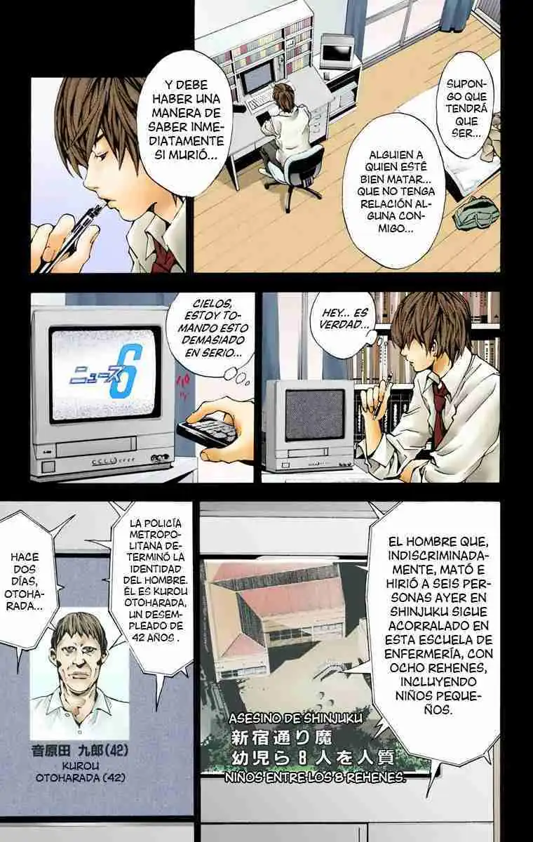 Página 4 — Death Note - full color Capítulo 1.2