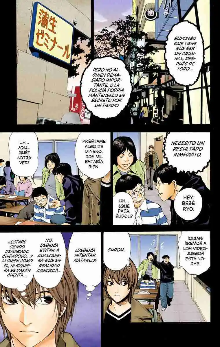 Página 8 — Death Note - full color Capítulo 1.2
