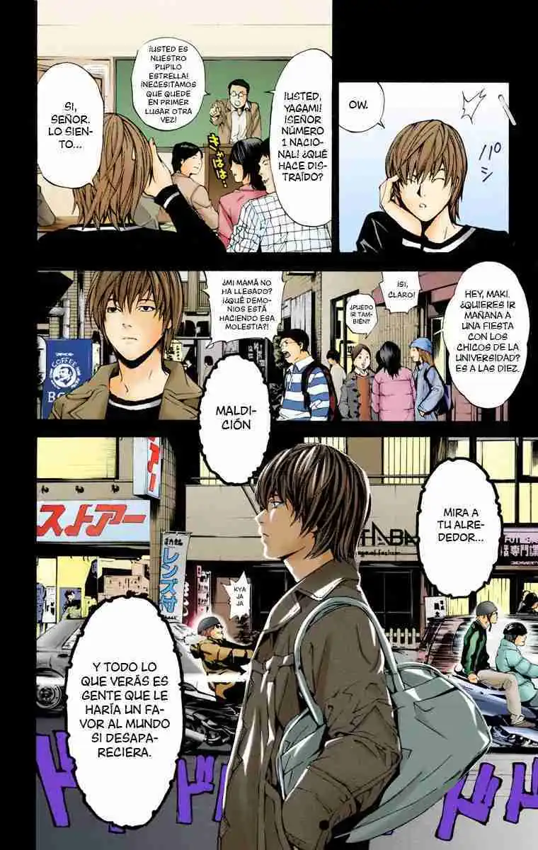 Página 9 — Death Note - full color Capítulo 1.2