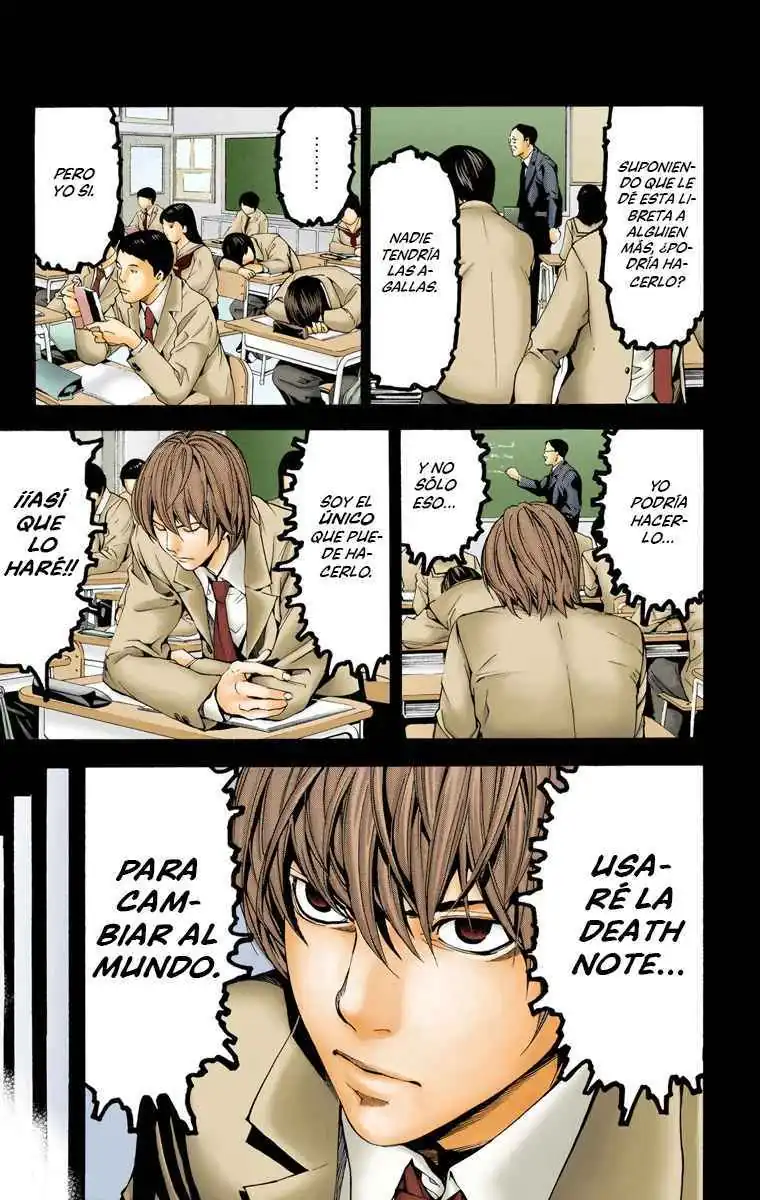 Página 18 — Death Note - full color Capítulo 1.2