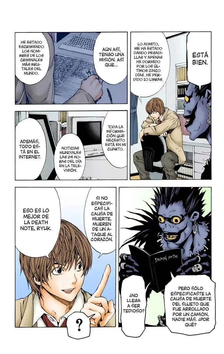 Página 19 — Death Note - full color Capítulo 1.2