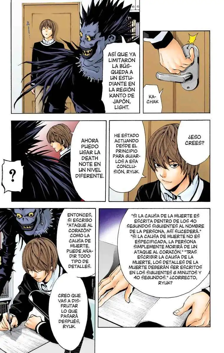 Página 23 — Death Note - full color Capítulo 3