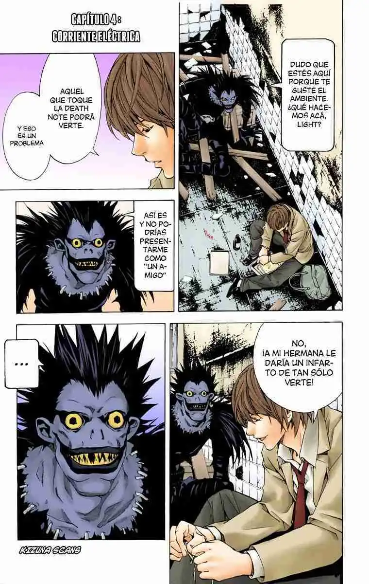 Página 1 — Death Note - full color Capítulo 4