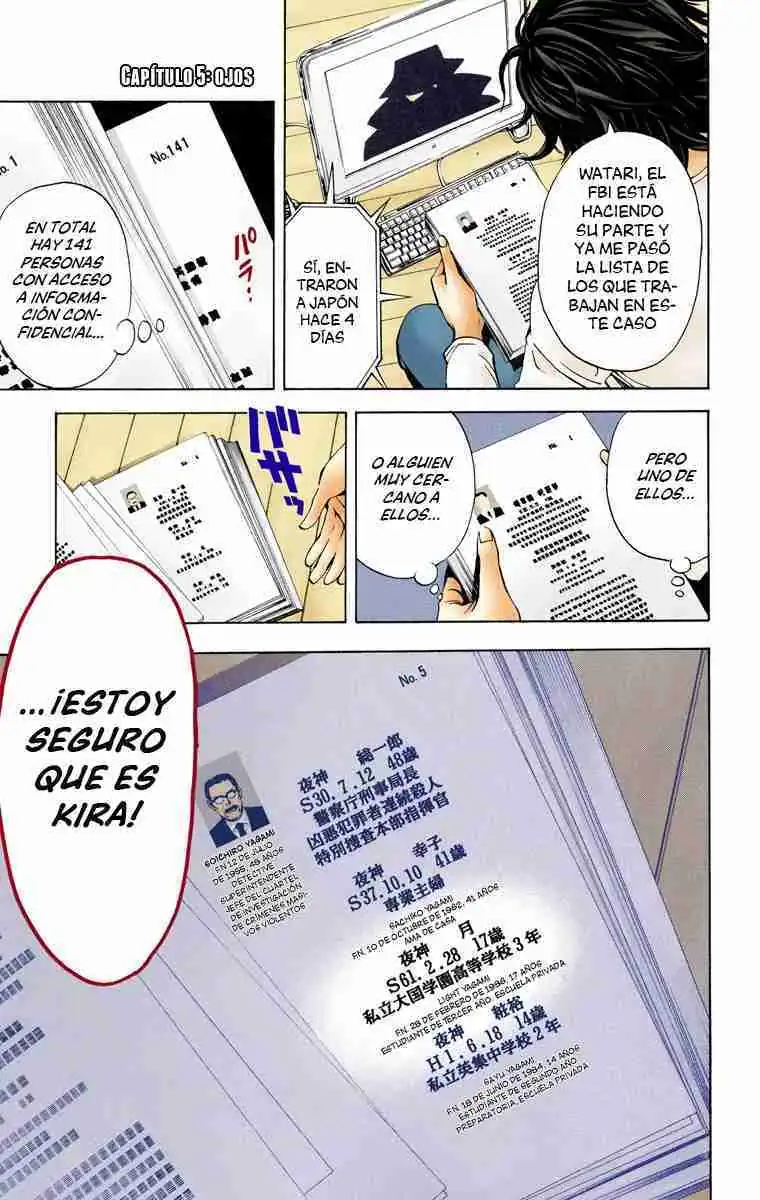 Página 1 — Death Note - full color Capítulo 5