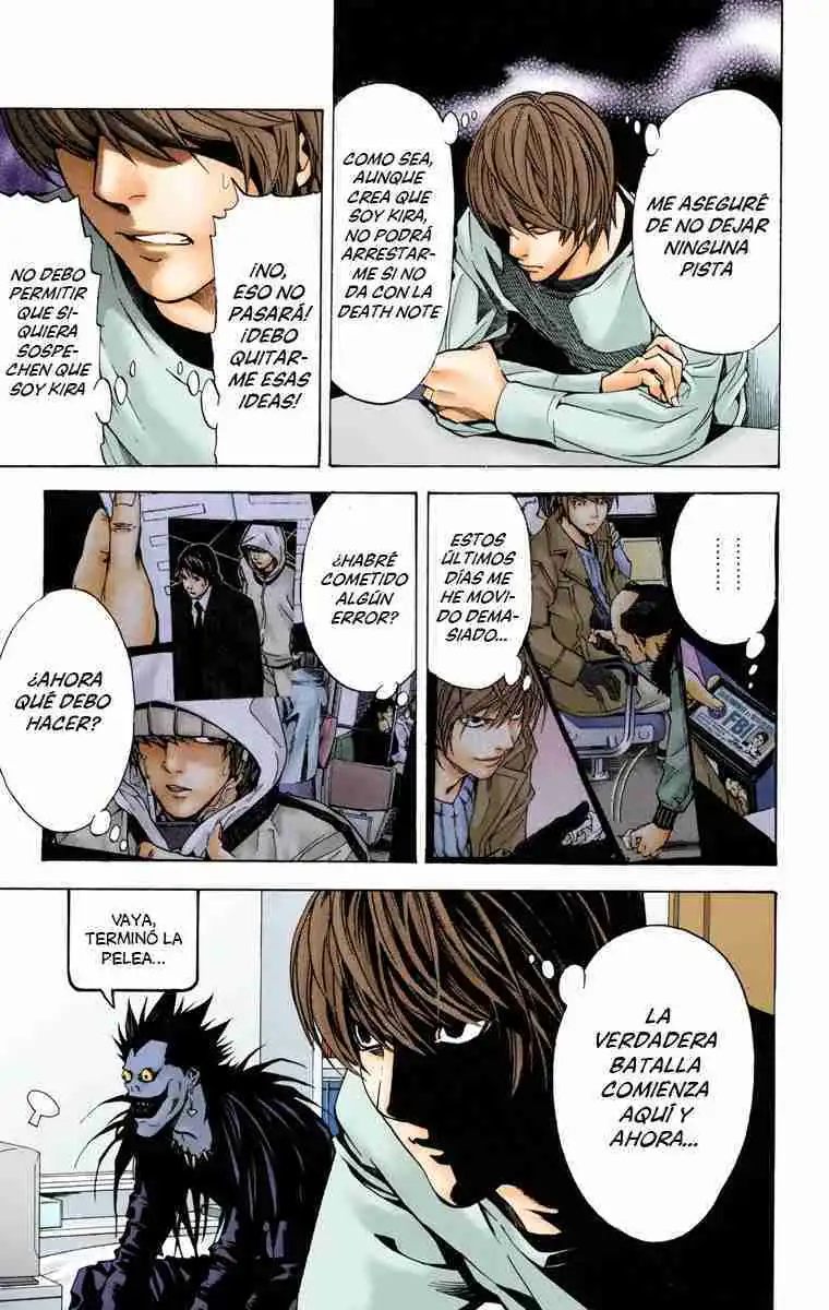 Página 21 — Death Note - full color Capítulo 10