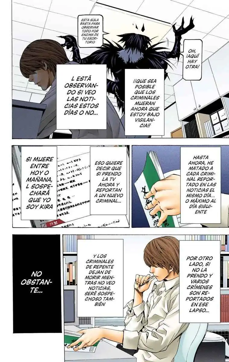 Página 8 — Death Note - full color Capítulo 17