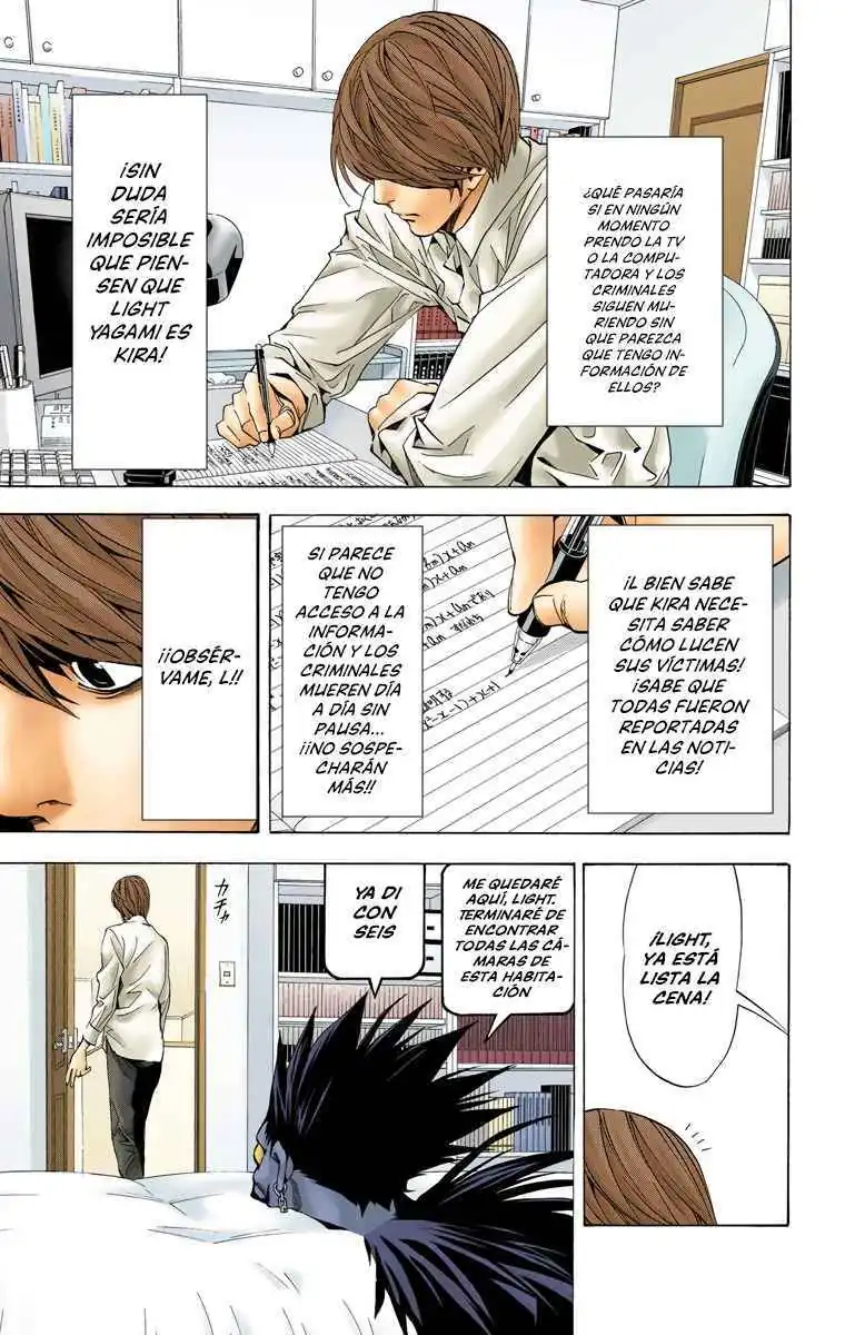 Página 9 — Death Note - full color Capítulo 17
