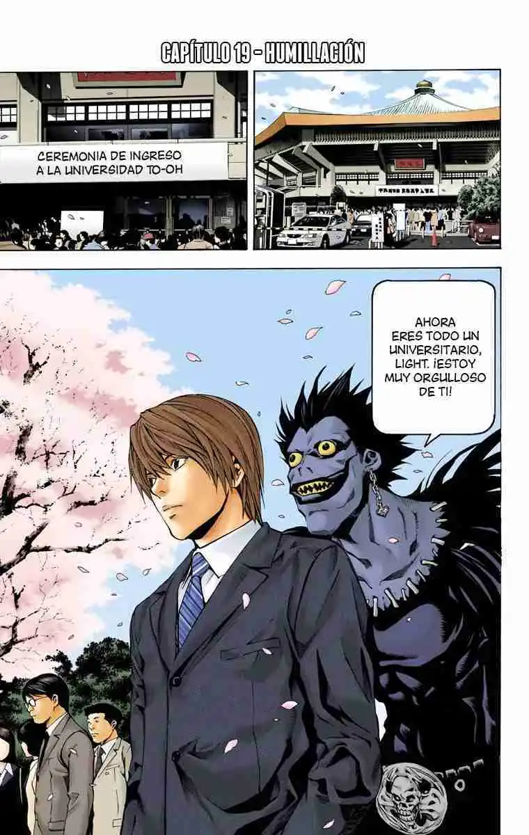 Página 1 — Death Note - full color Capítulo 19