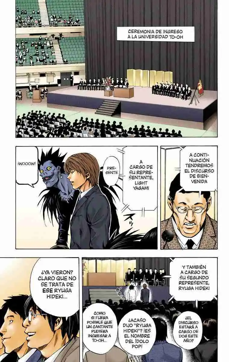 Página 3 — Death Note - full color Capítulo 19