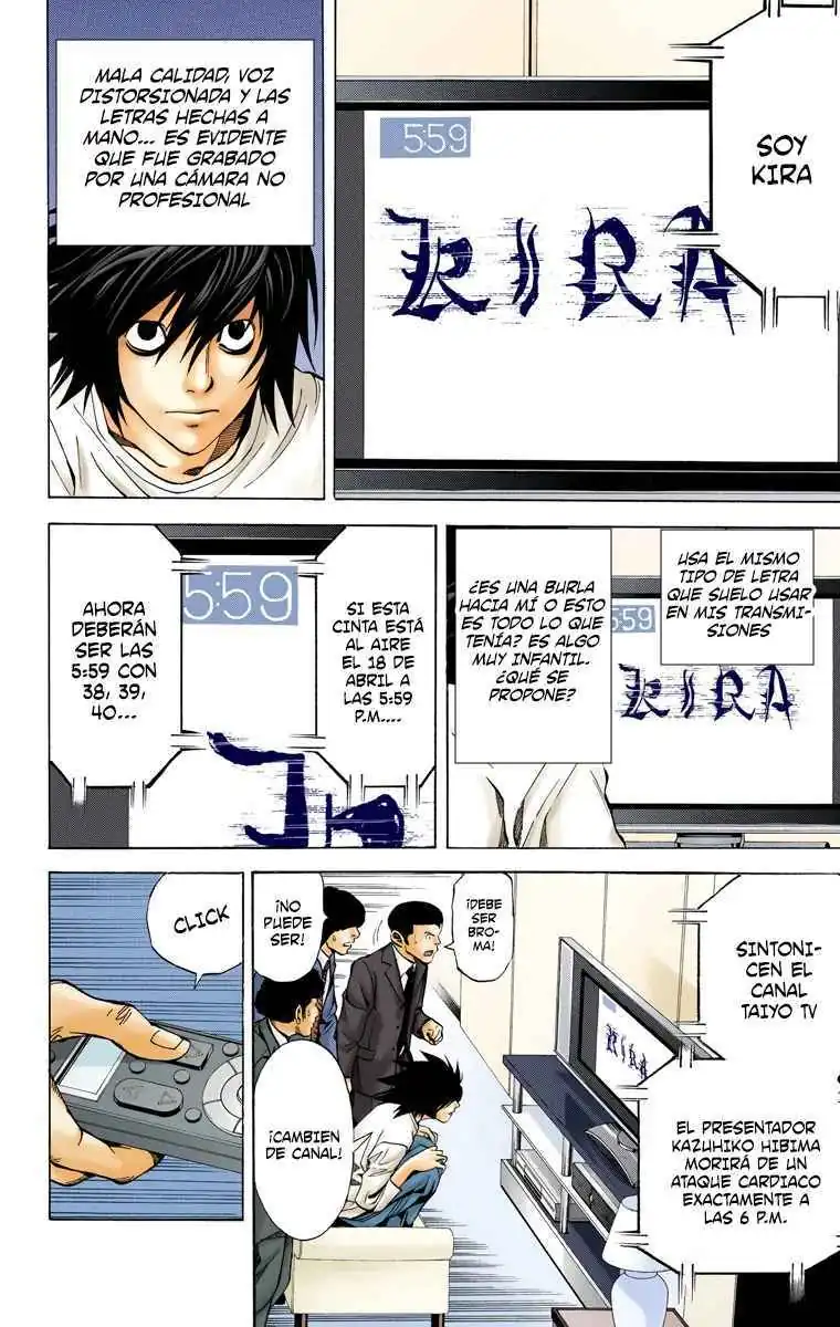 Página 6 — Death Note - full color Capítulo 23