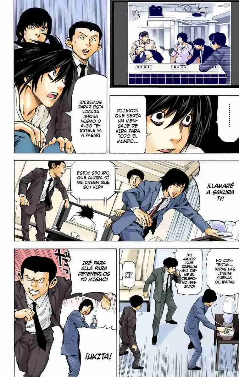 Página 8 — Death Note - full color Capítulo 23