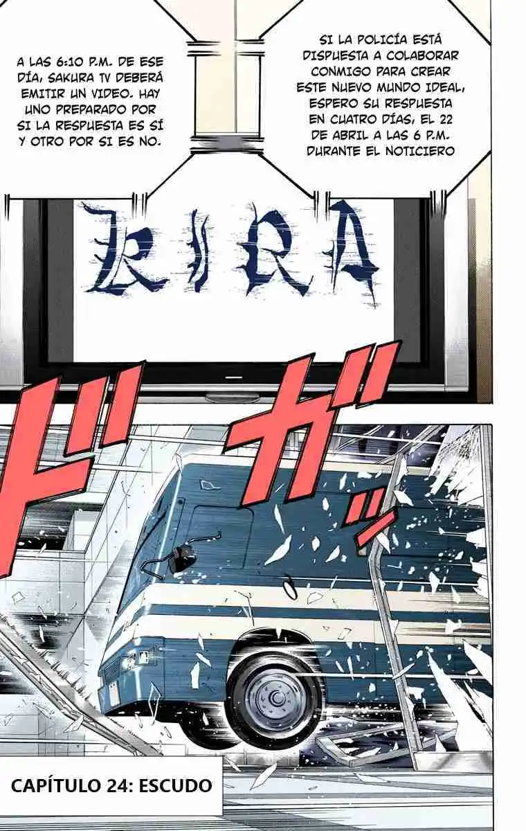 Página 1 — Death Note - full color Capítulo 24