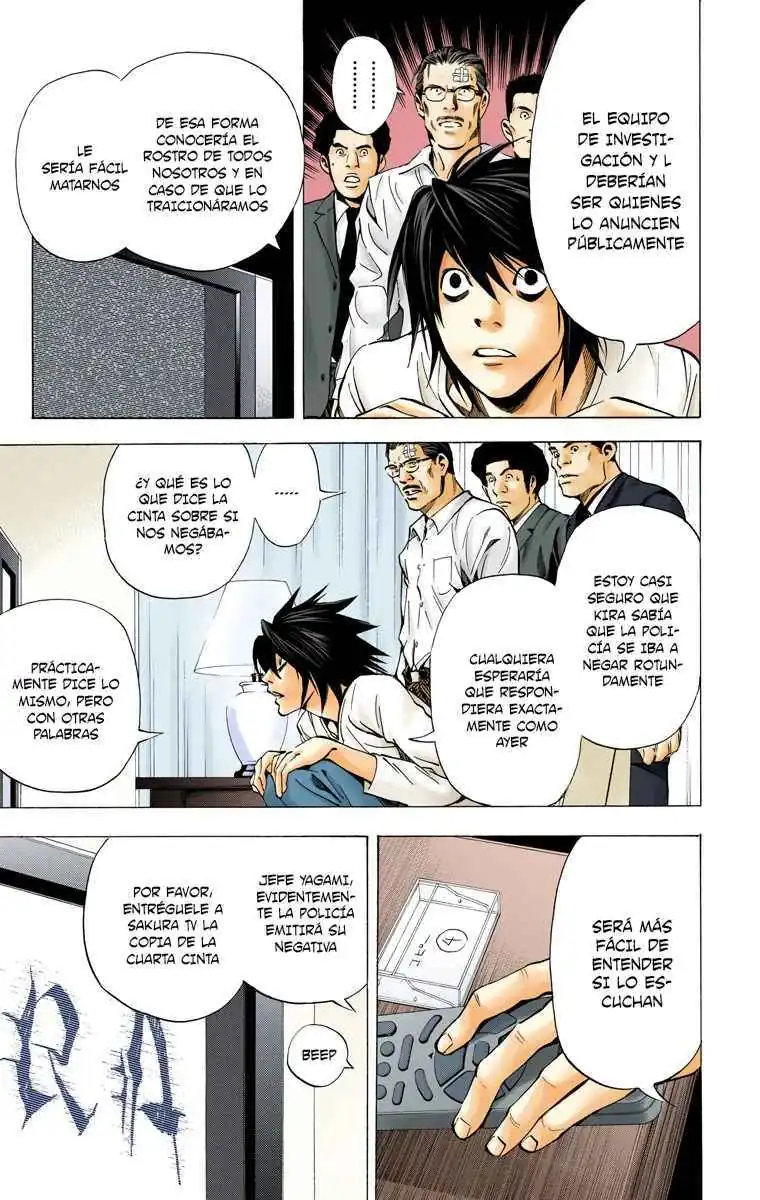 Página 19 — Death Note - full color Capítulo 24